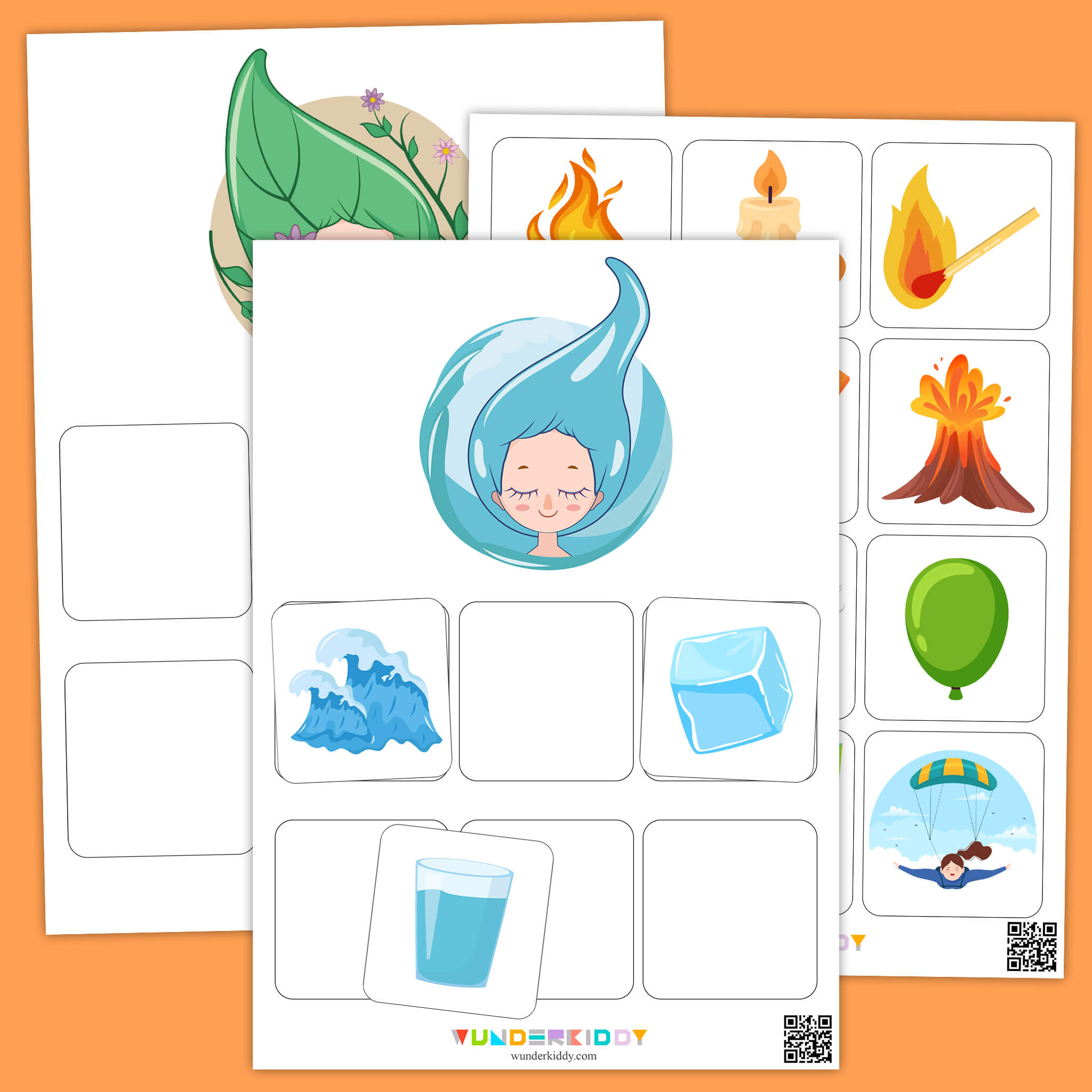 Preschool Science Activity: Sort the Elements of Nature