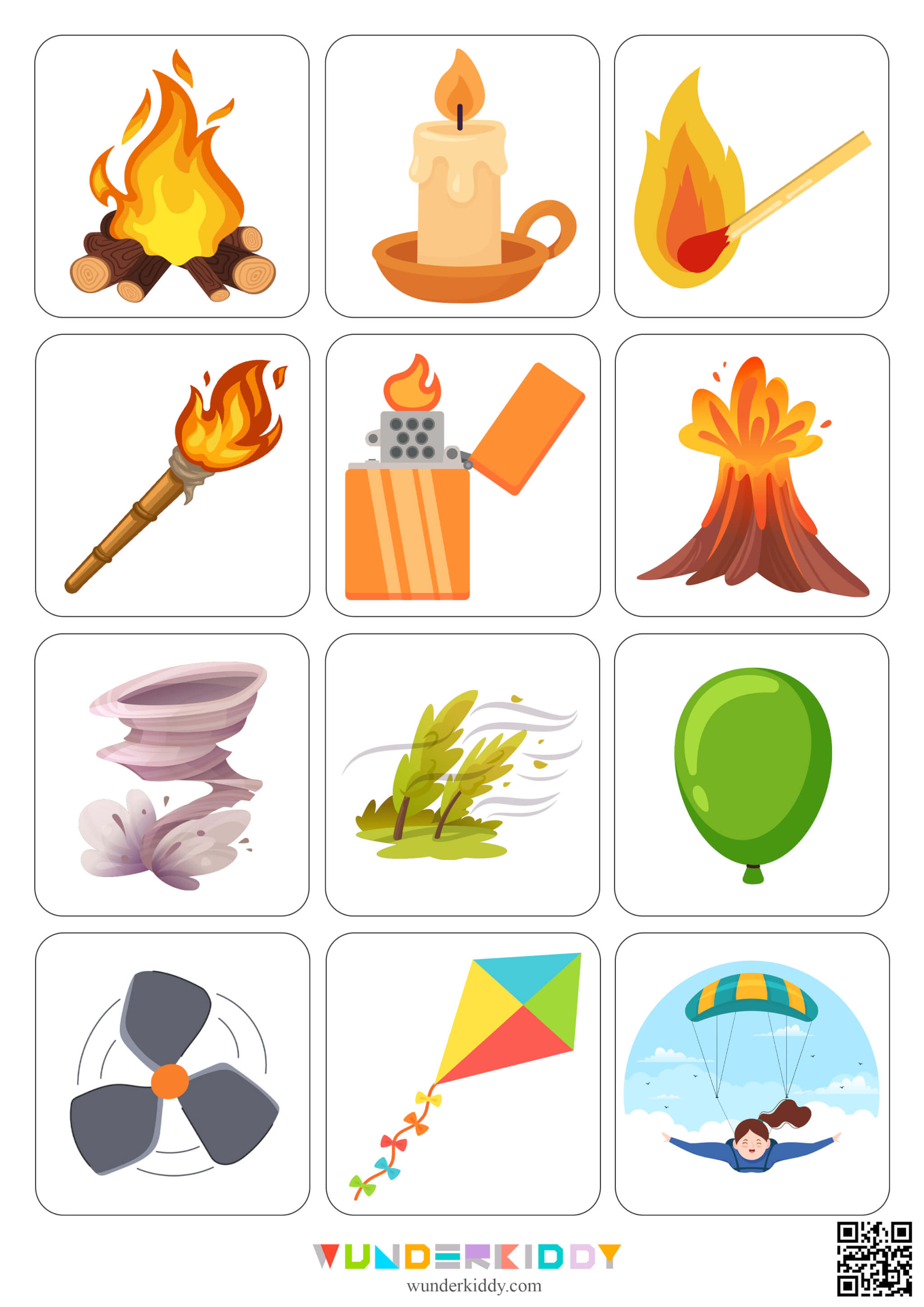 Preschool Science Activity: Sort the Elements of Nature - Image 7