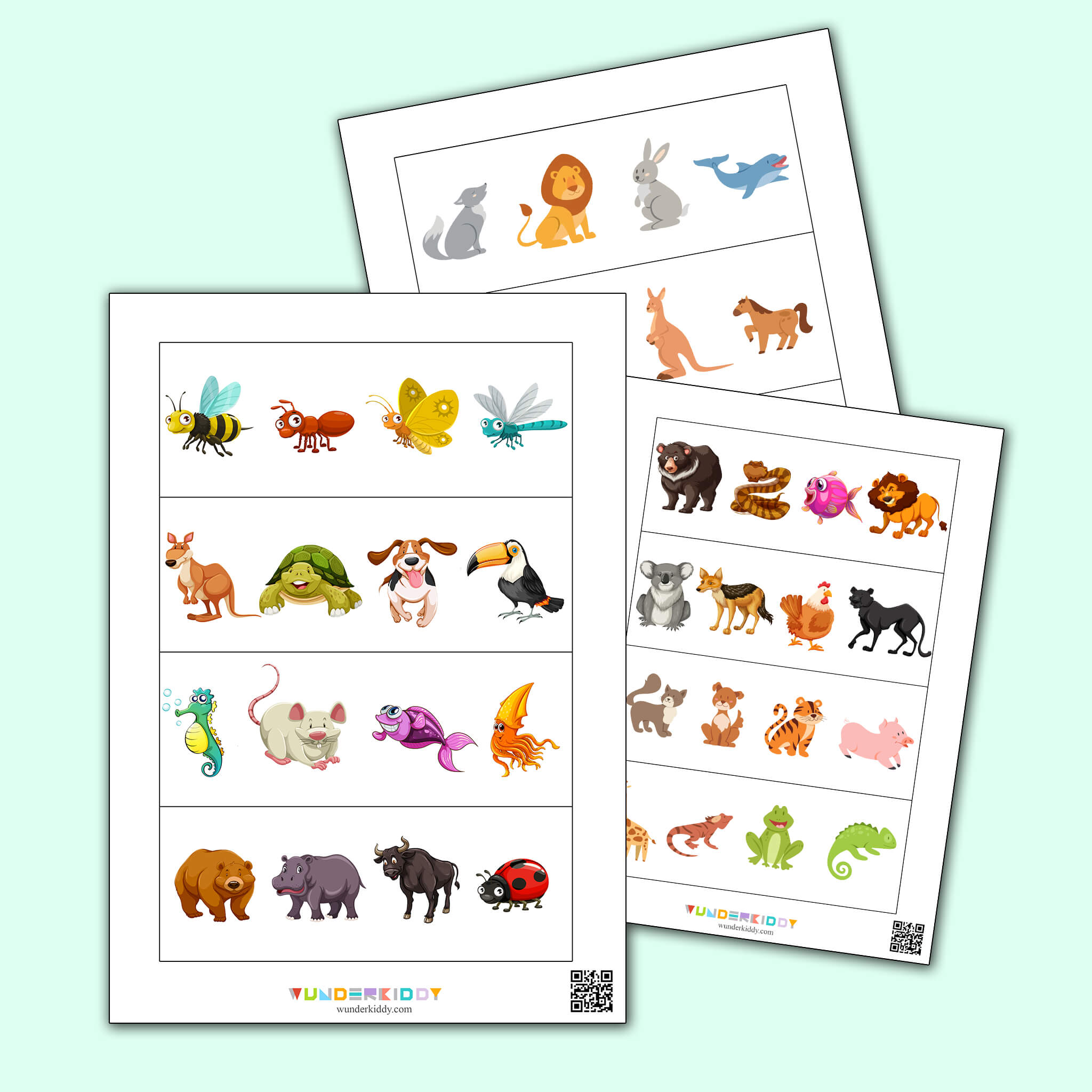 Worksheet for Preschoolers One is Out