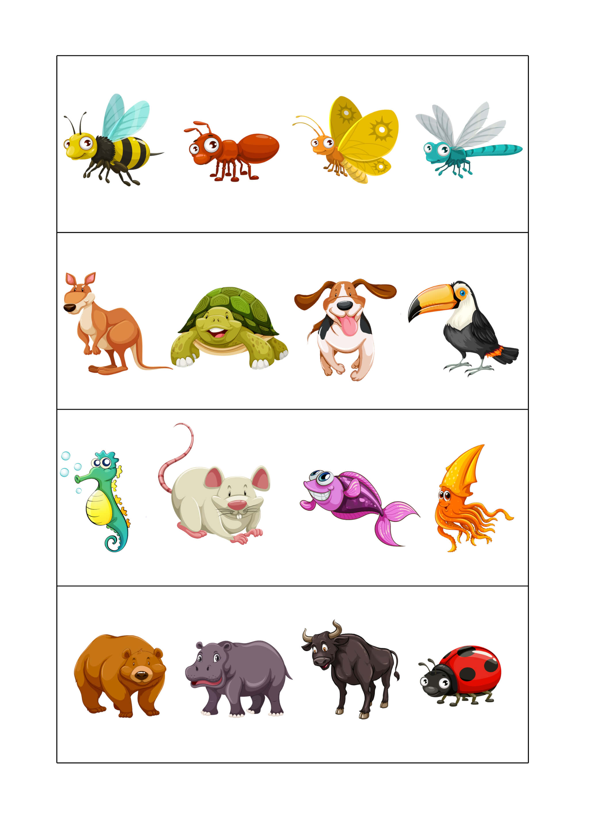 Worksheet for Preschoolers One is Out - Image 2