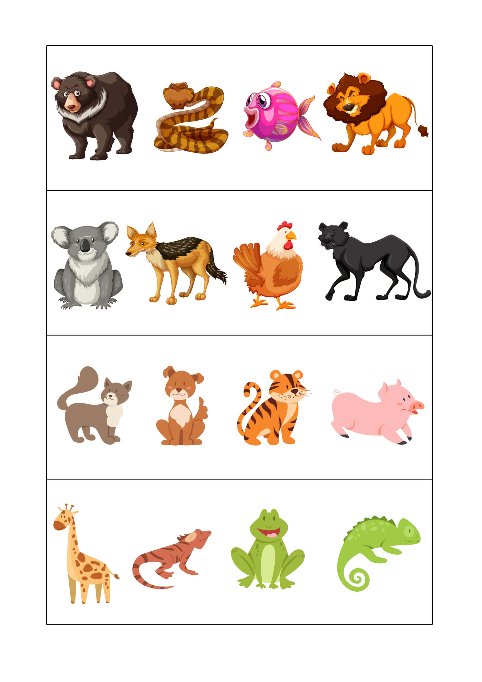 Worksheet for Preschoolers One is Out - Image 3