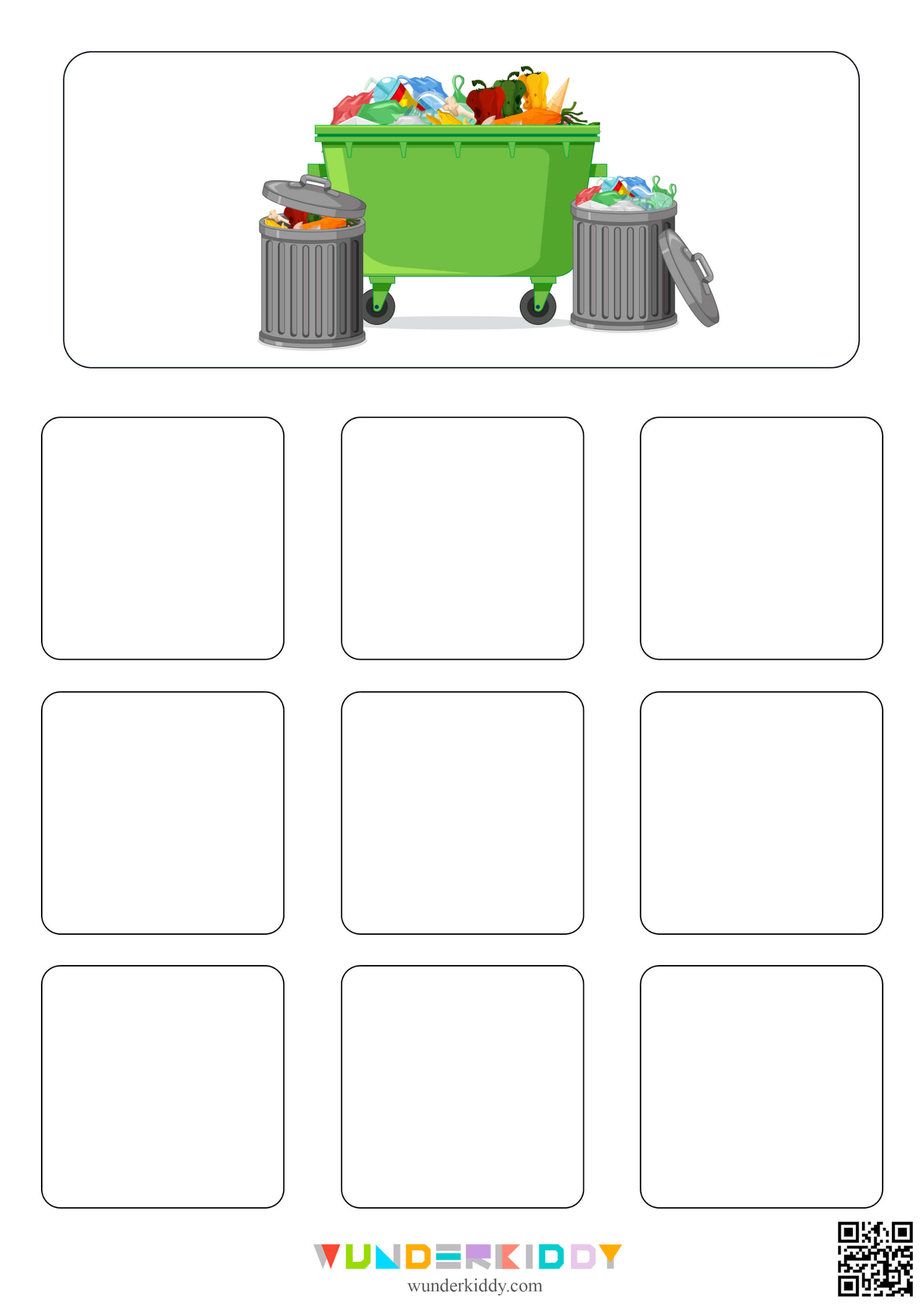 Fridge or Trash Can Food Sort Activity - Image 4