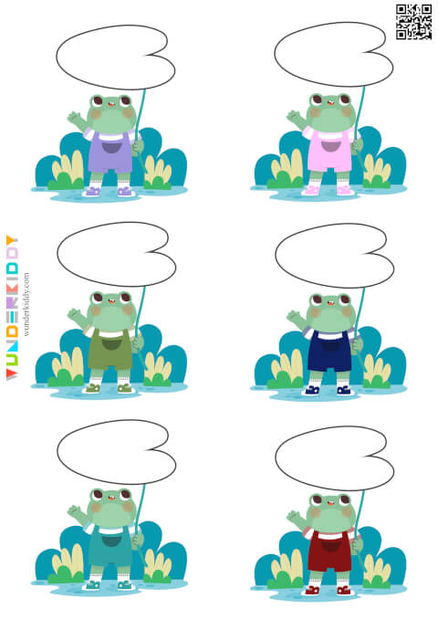 Frog and Umbrella Color Matching Game - Image 4