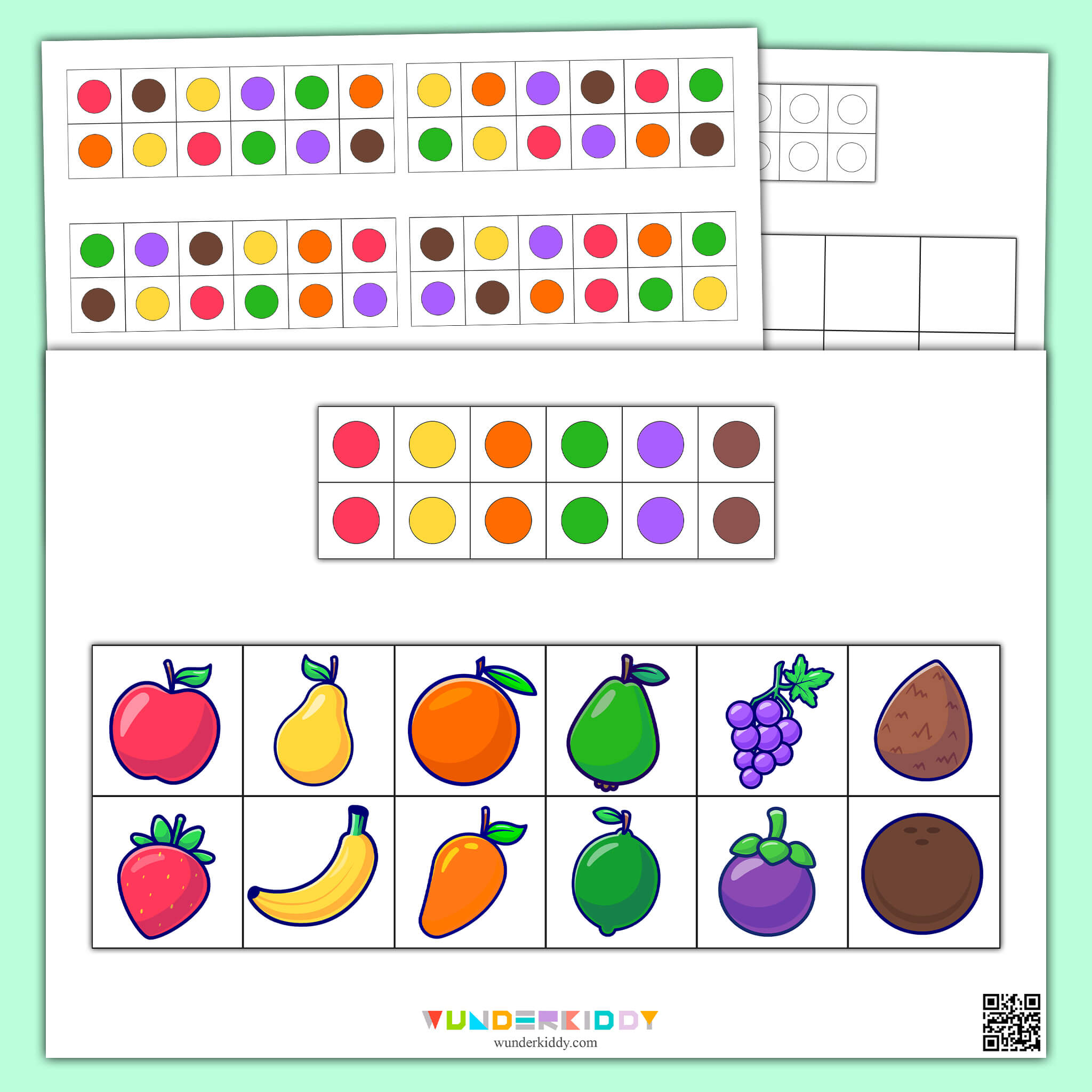 Fruit Theme Pattern Activity