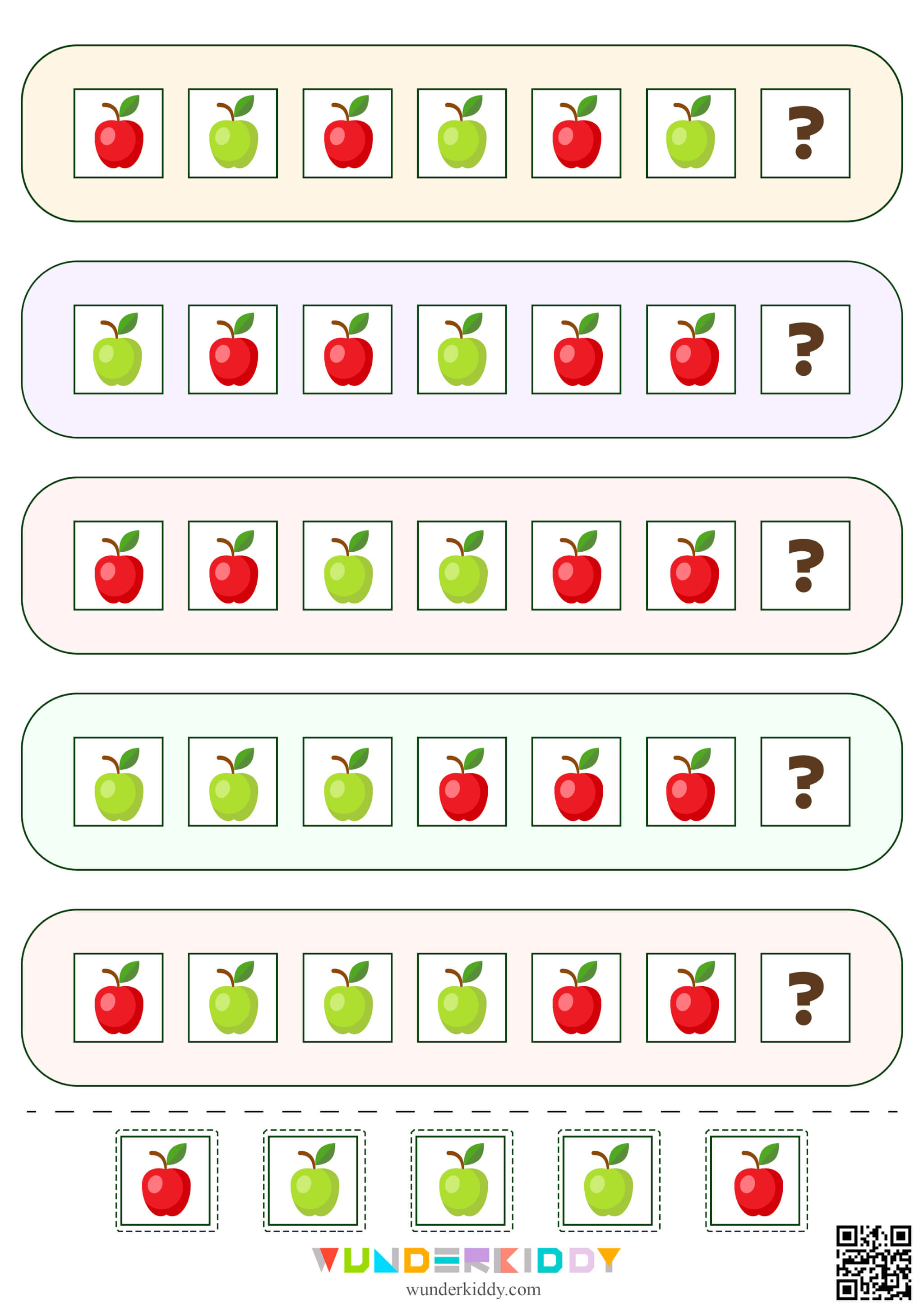 Fruit and Berry Pattern Worksheet - Image 2