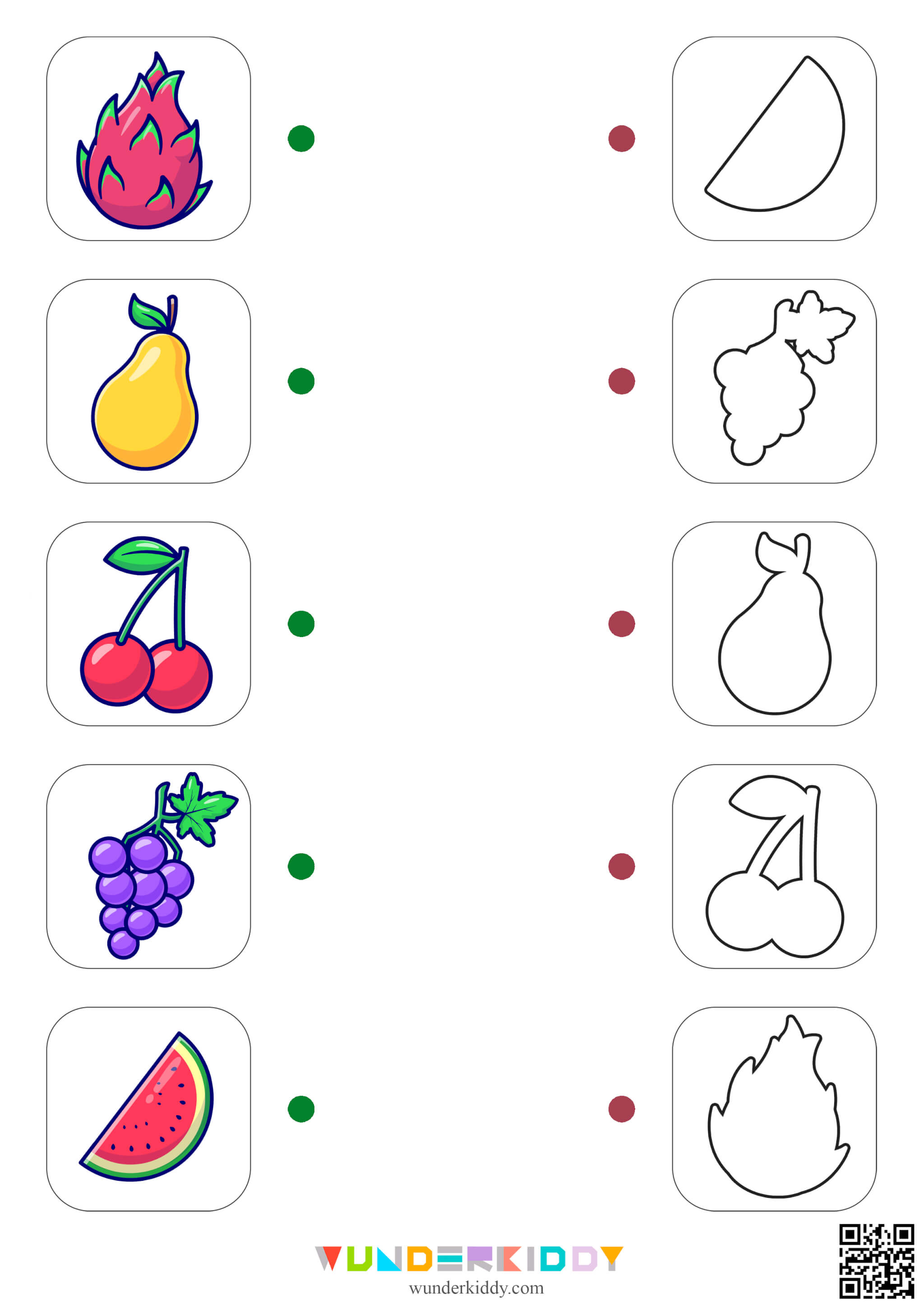 Fruit and Vegetable Worksheet - Image 3