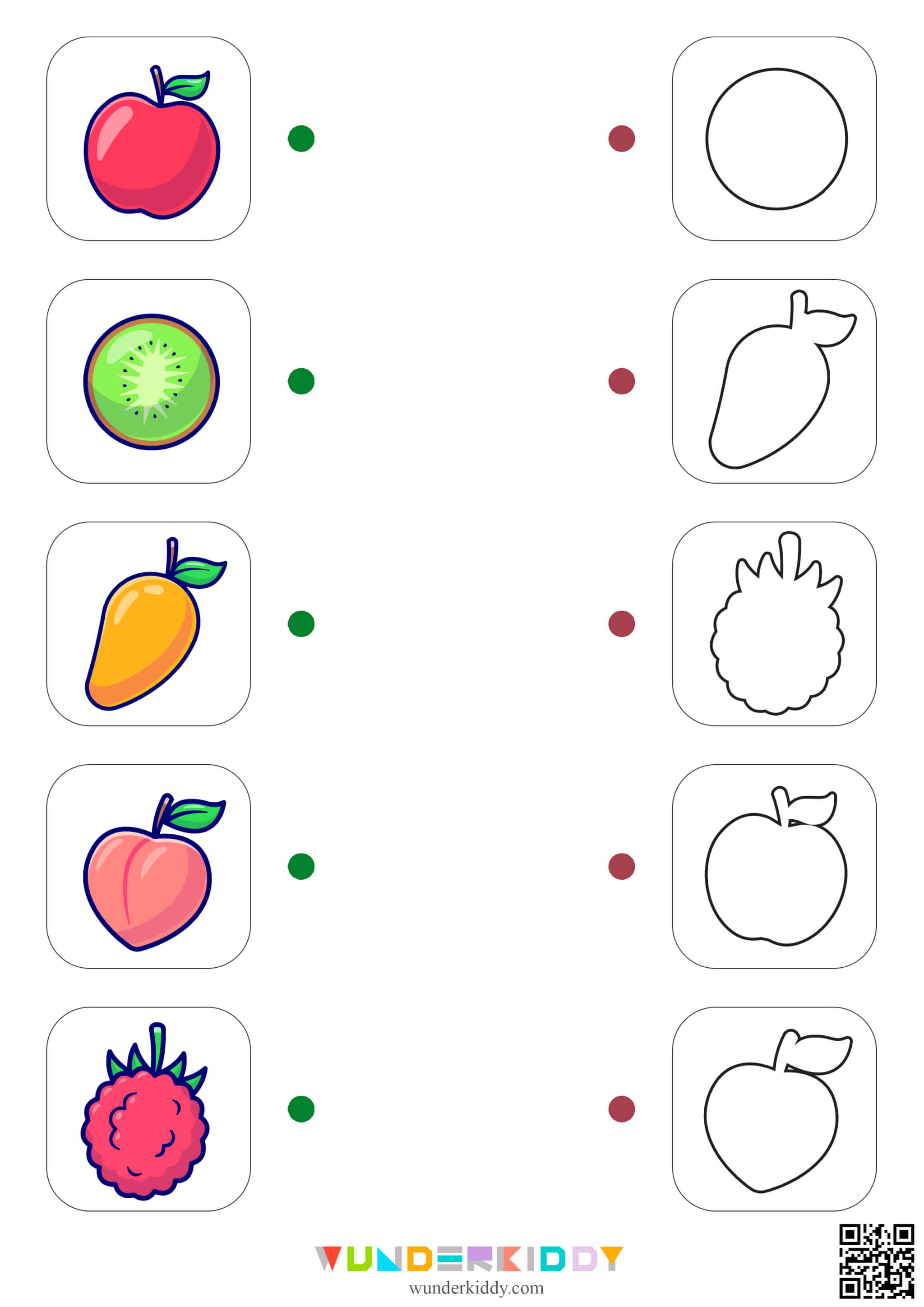 Fruit and Vegetable Worksheet - Image 4