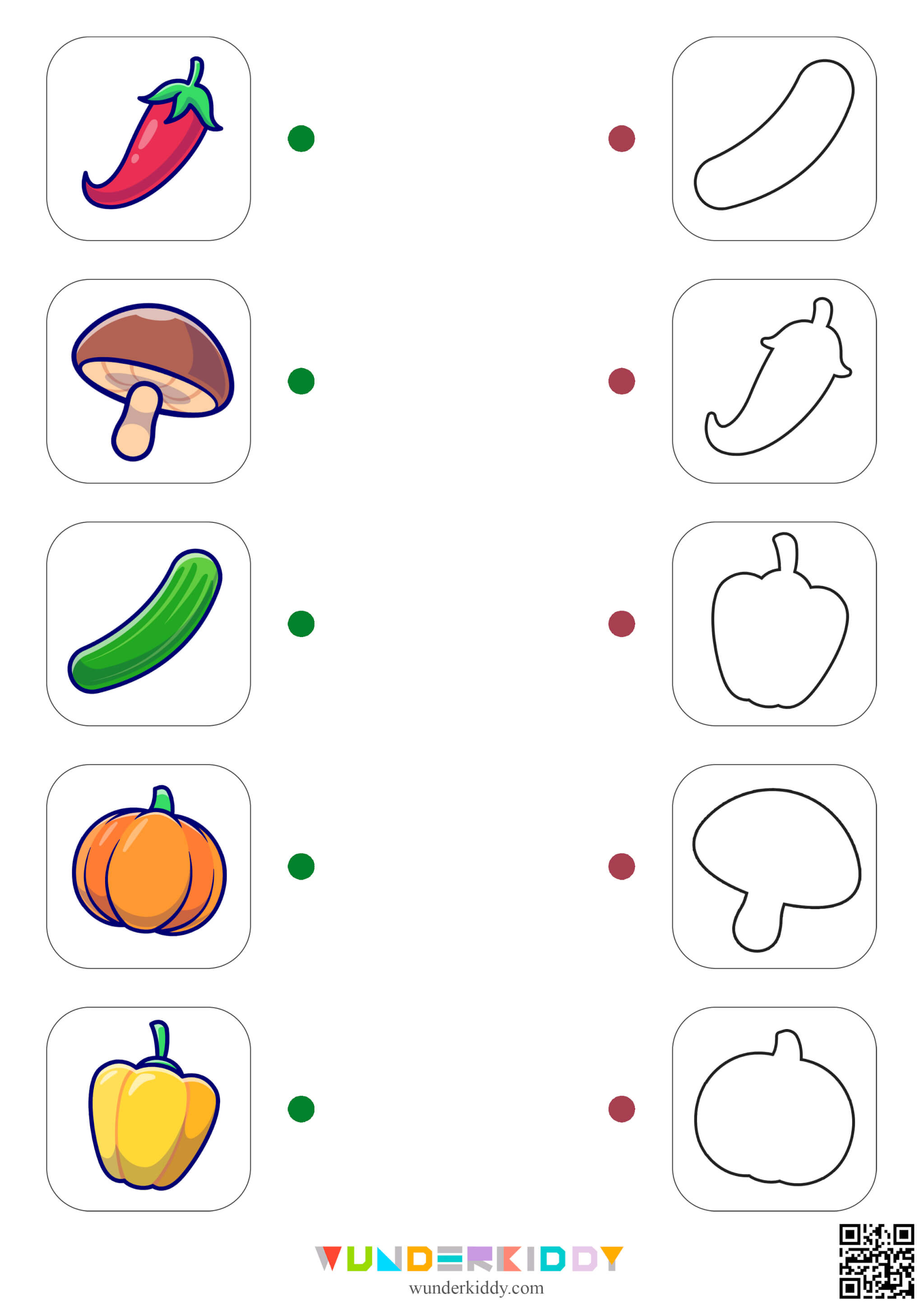 Fruit and Vegetable Worksheet - Image 6