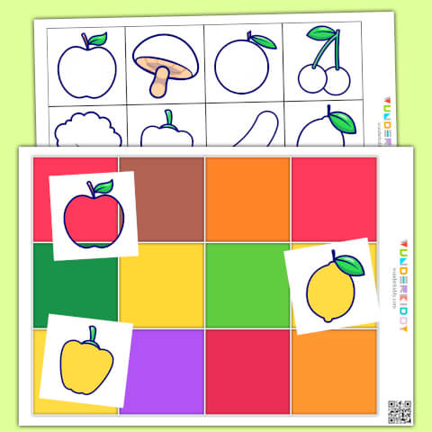 Activité sur les fruits et légumes pour les tout-petits - Image 2