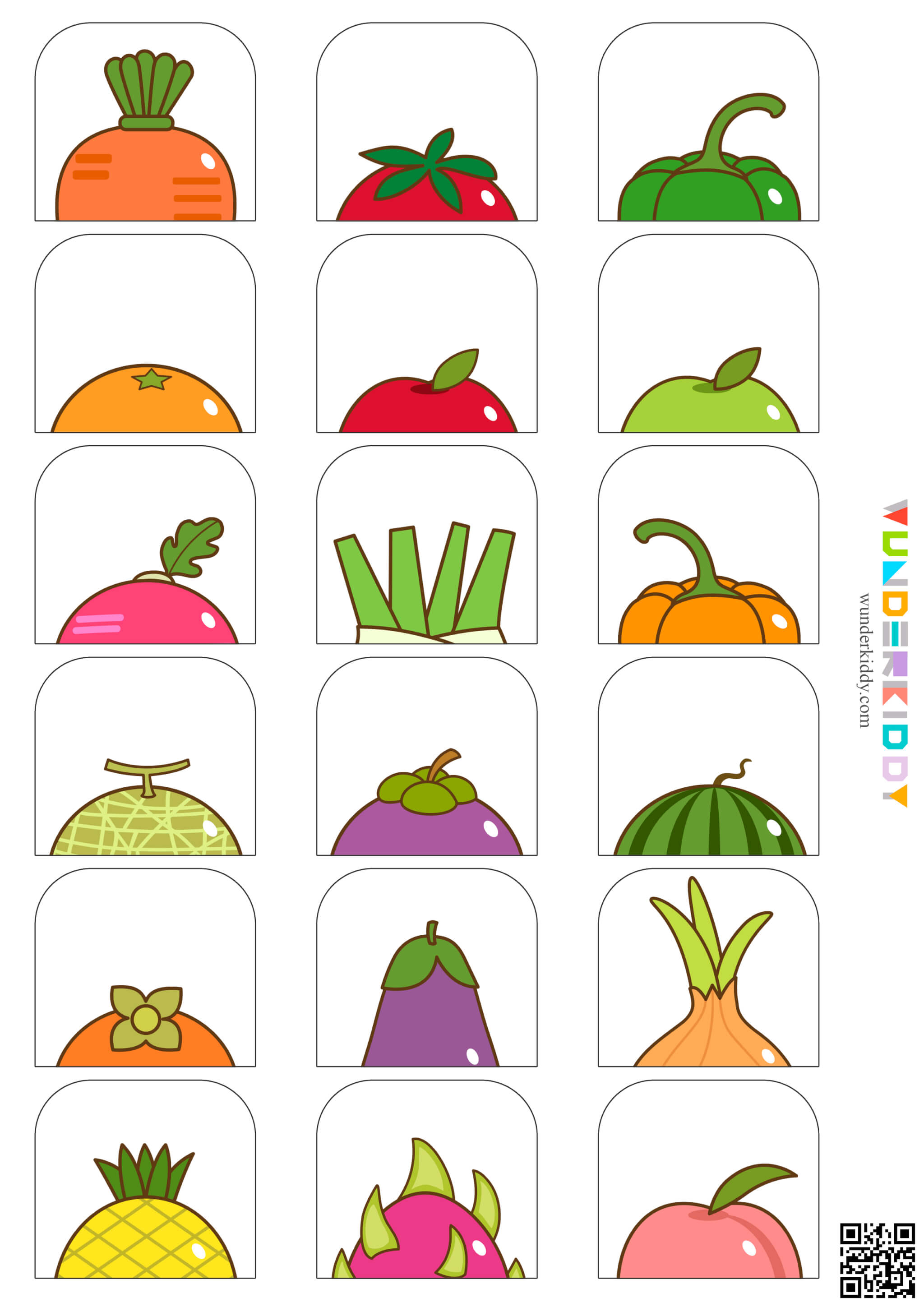 Fruit Hats Matching Game - Image 4