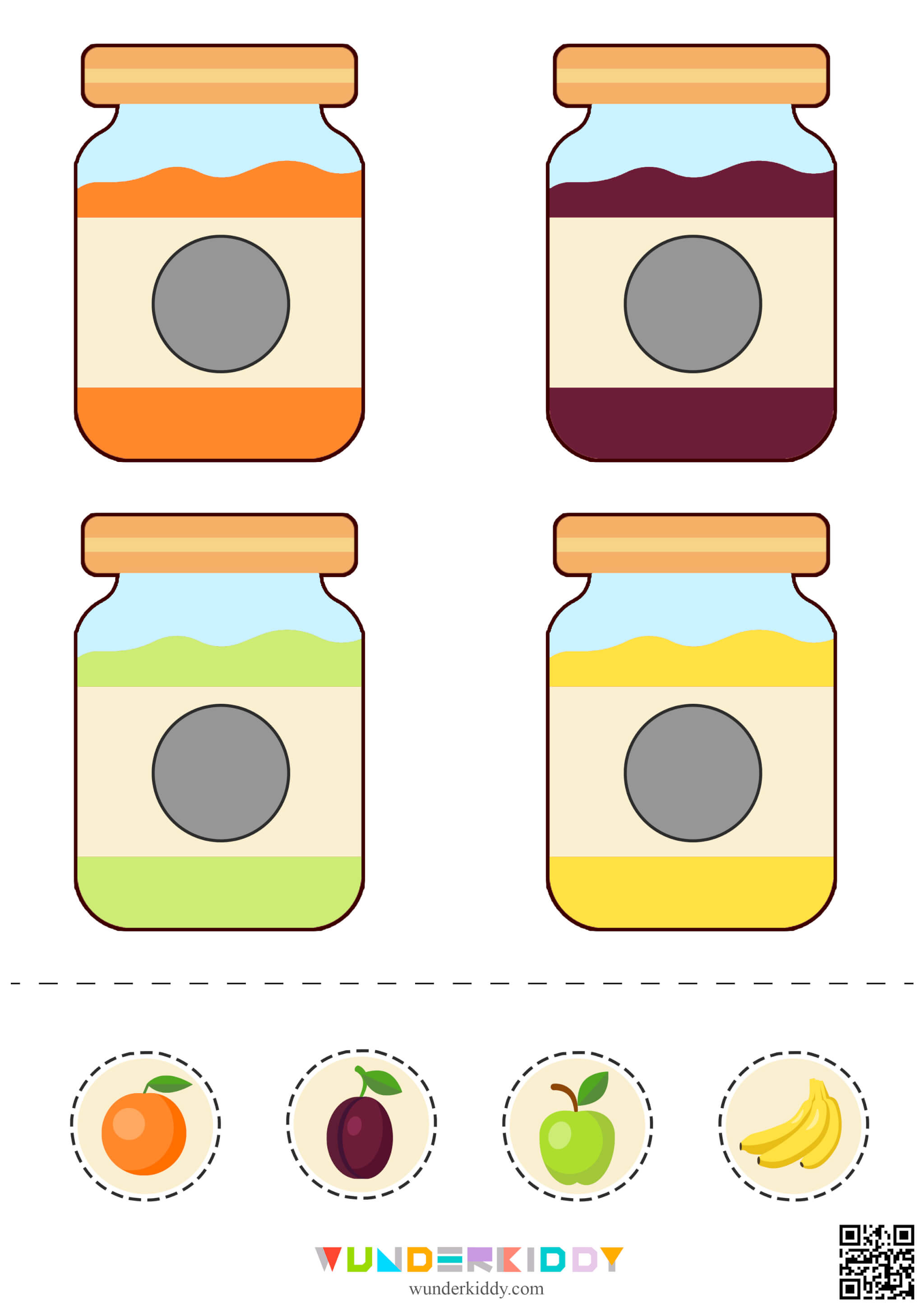 Jam and Jelly Color Matching Activity - Image 2