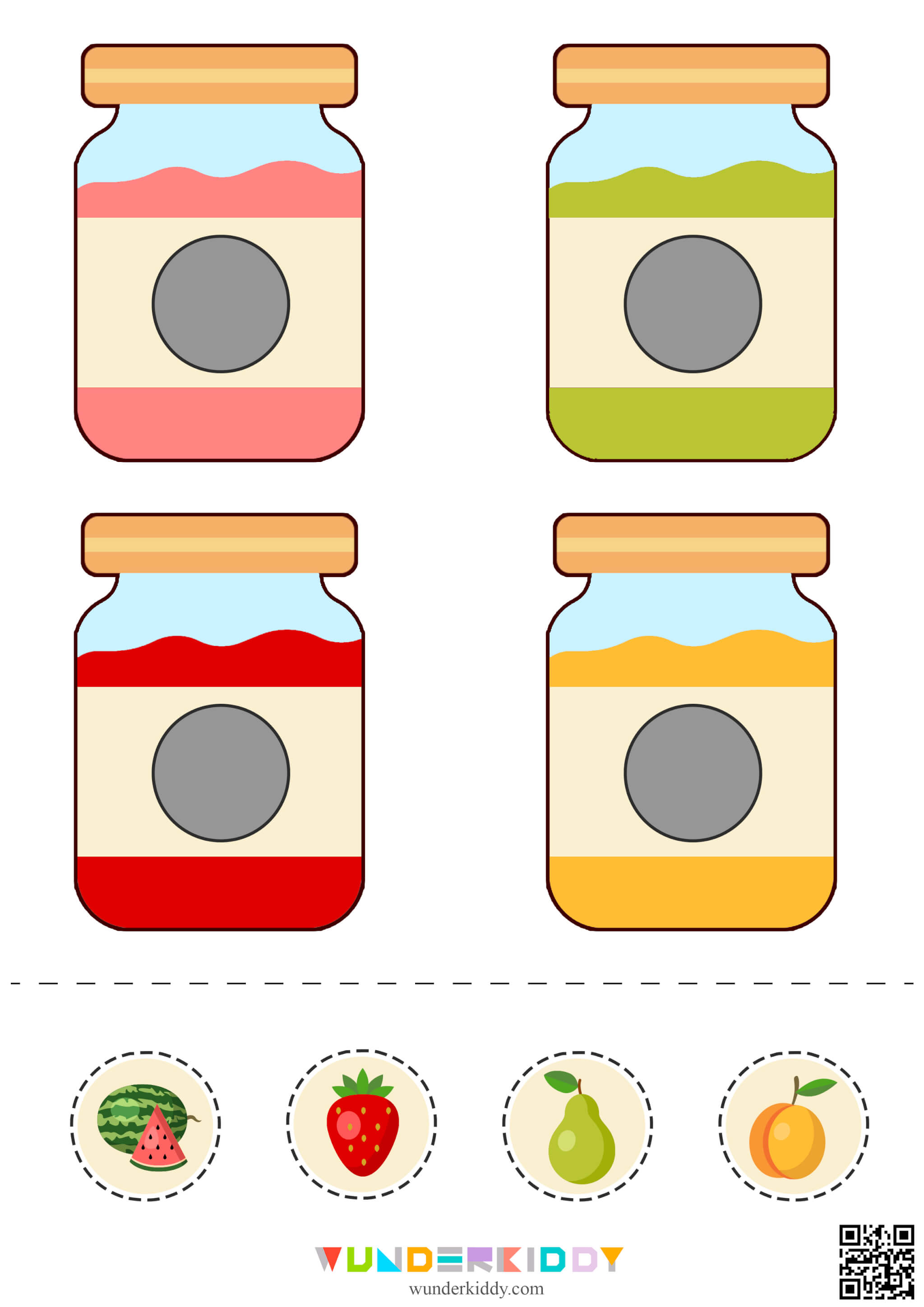 Jam and Jelly Color Matching Activity - Image 4