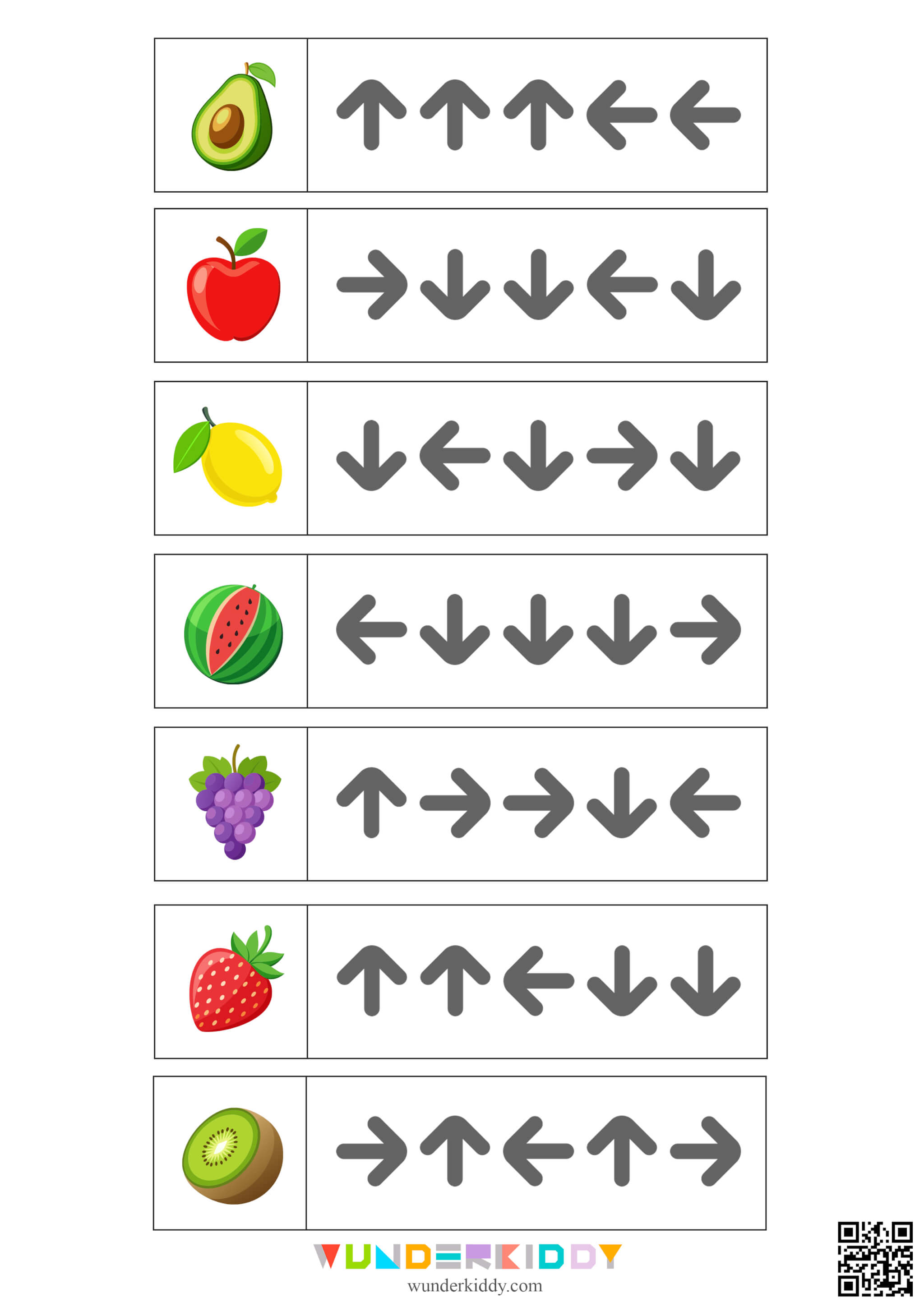 Follow the Fruit Path Worksheet - Image 5