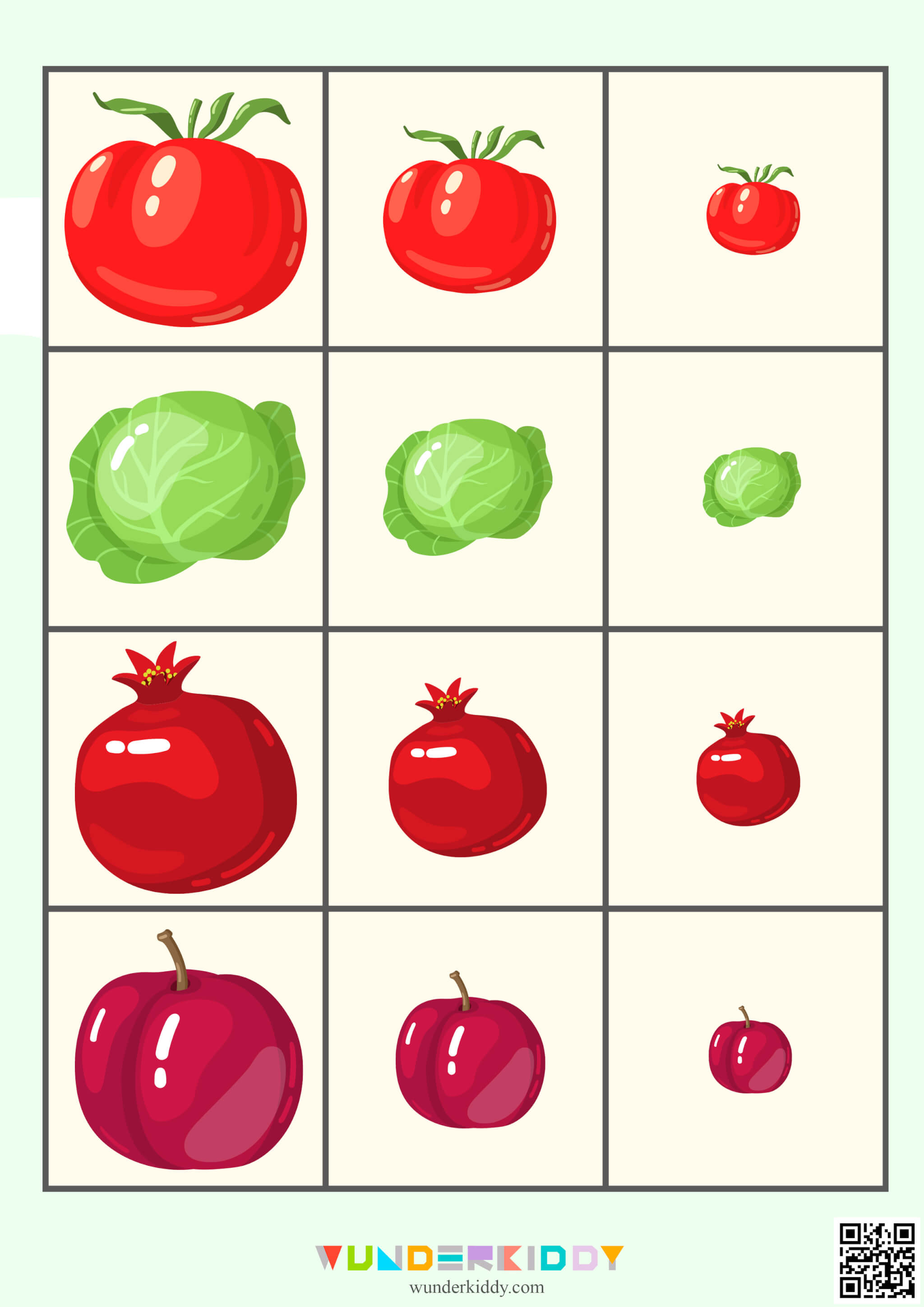 Worksheet «Fruits and Vegetables» - Image 3