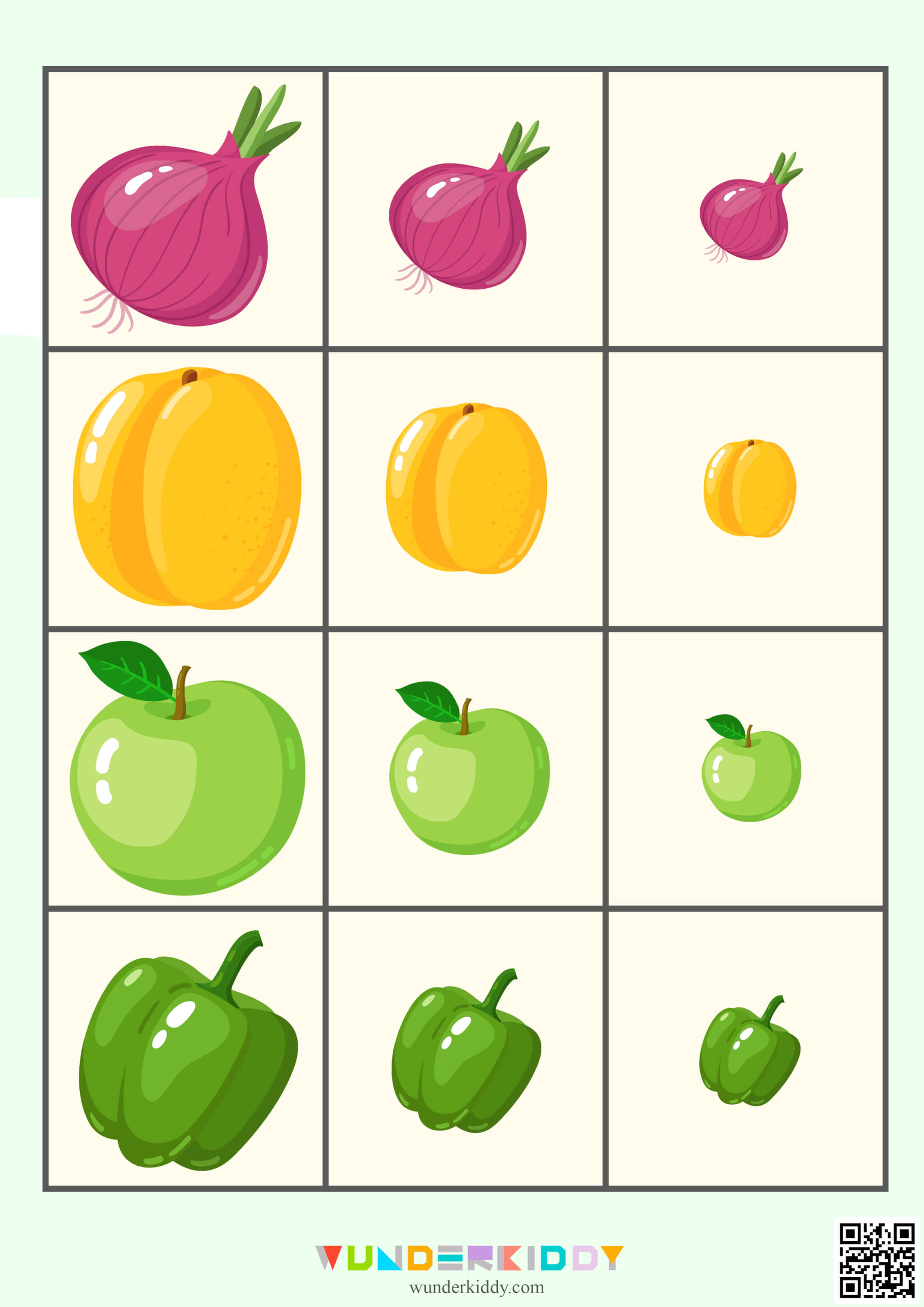 Развивающая игра сортировка «Фрукты и овощи» - Изображение 5