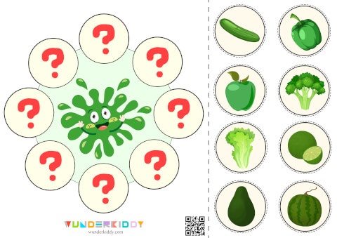 Sorting Activity Sheet Fruits and Vegetables - Image 3