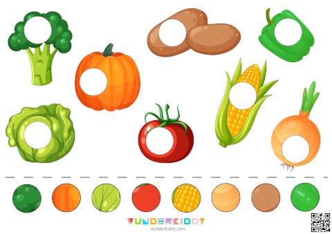 Lernspiel mit Klettverschluss «Früchte, Beeren und Gemüse» - Bild 2
