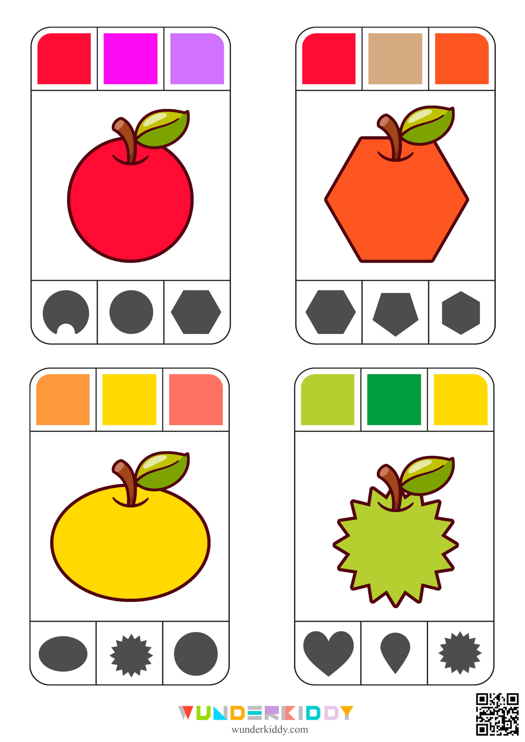Fiches de géométrie pour la maternelle - Image 2
