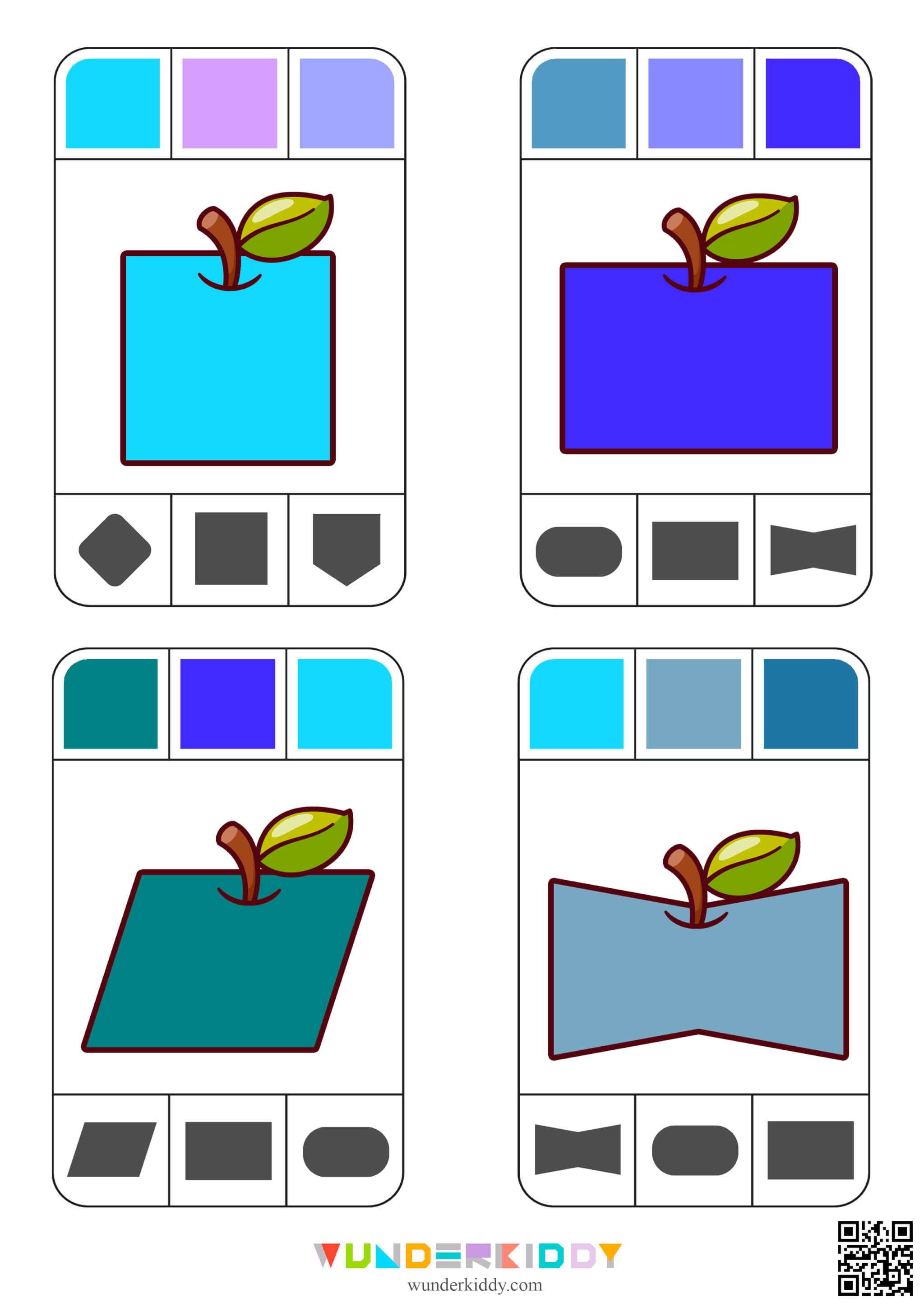Fiches de géométrie pour la maternelle - Image 3