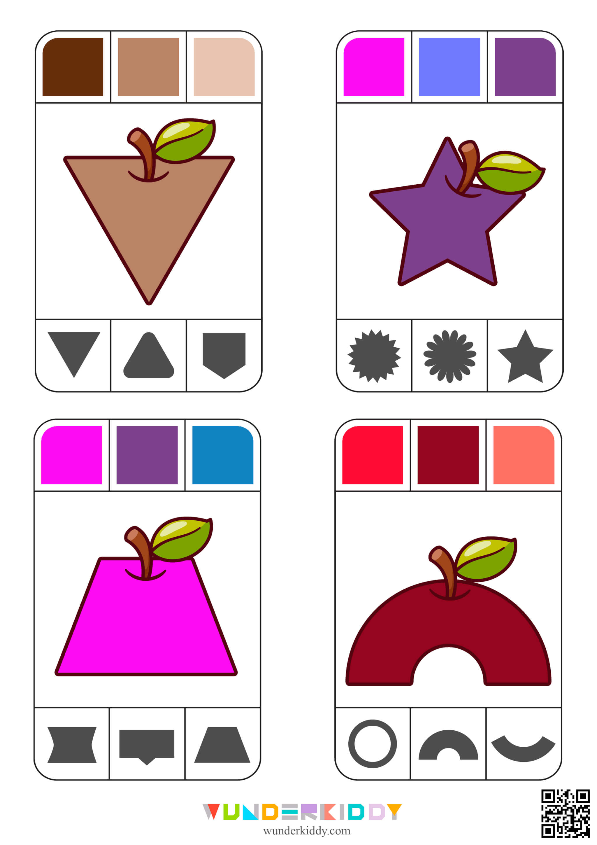 Fiches de géométrie pour la maternelle - Image 4