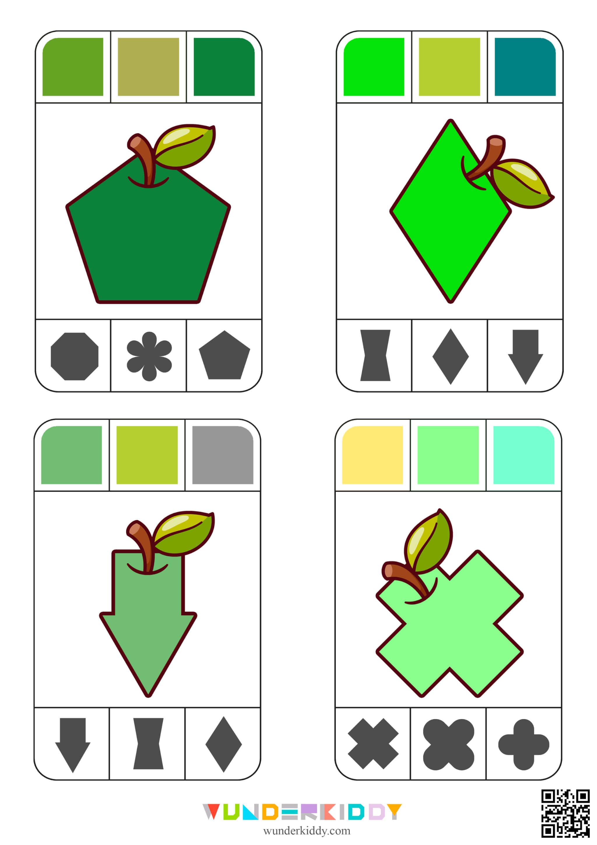 Fiches de géométrie pour la maternelle - Image 5