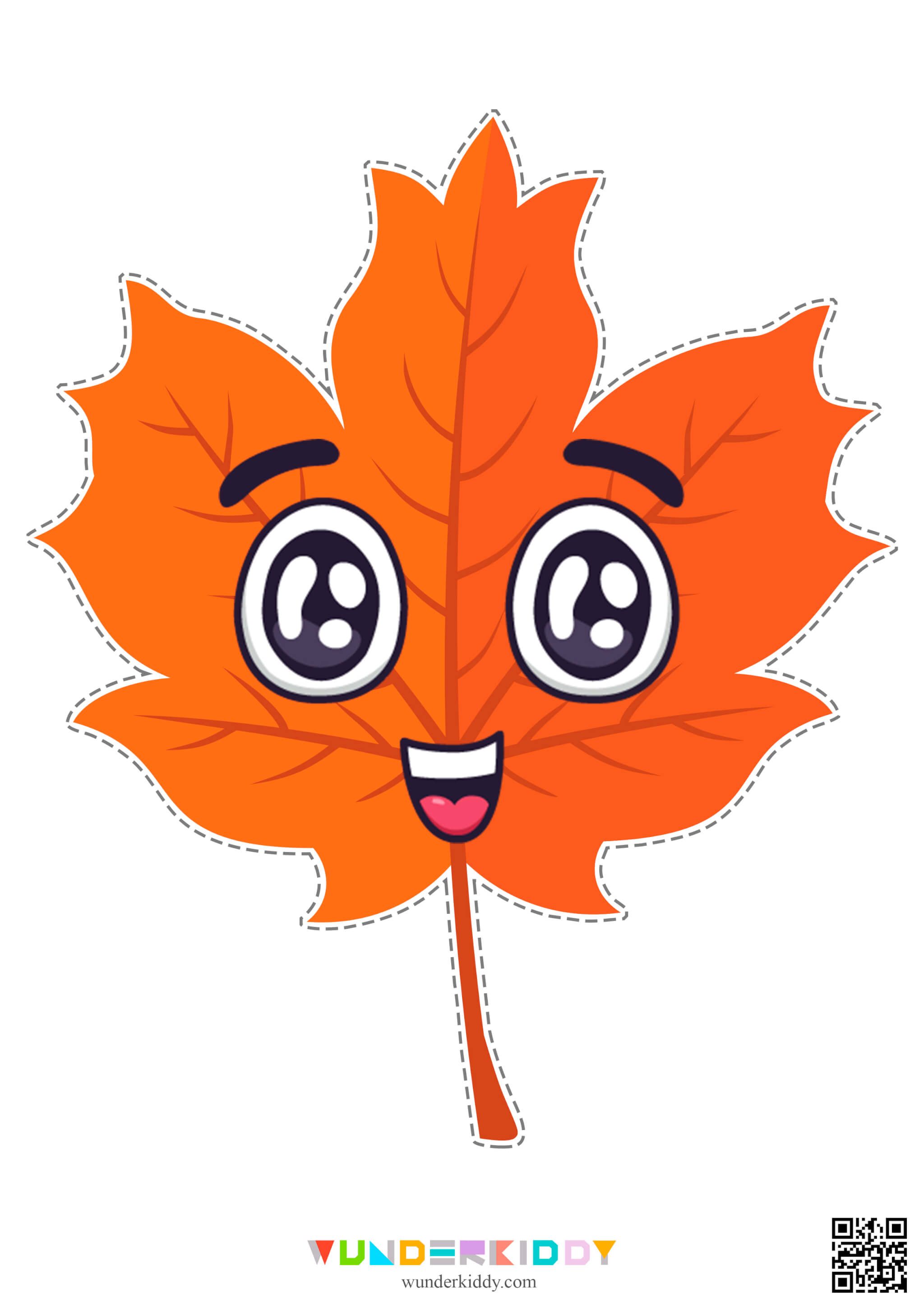 Activity sheet «Funny autumn leaves»