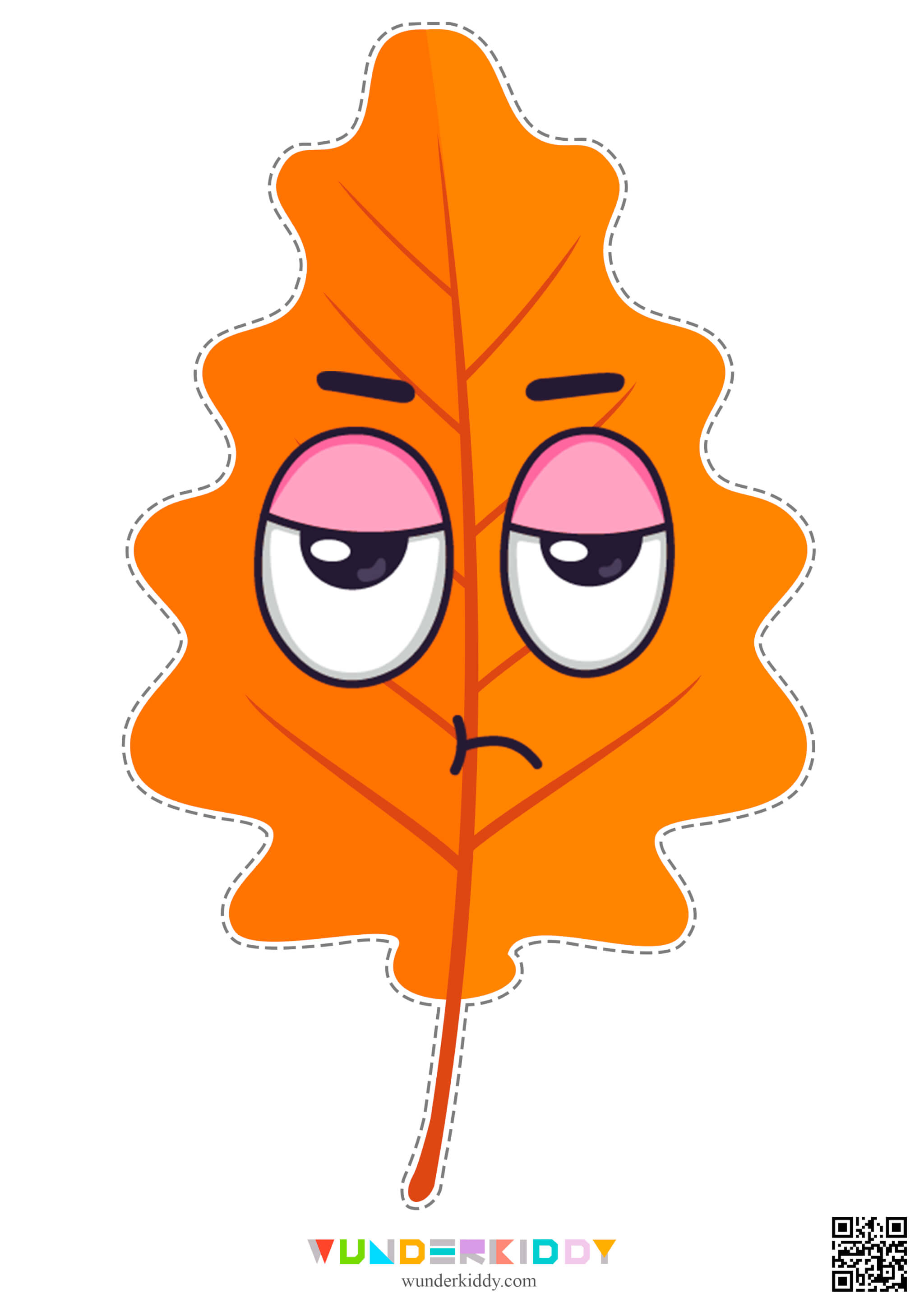 Activity sheet «Funny autumn leaves»