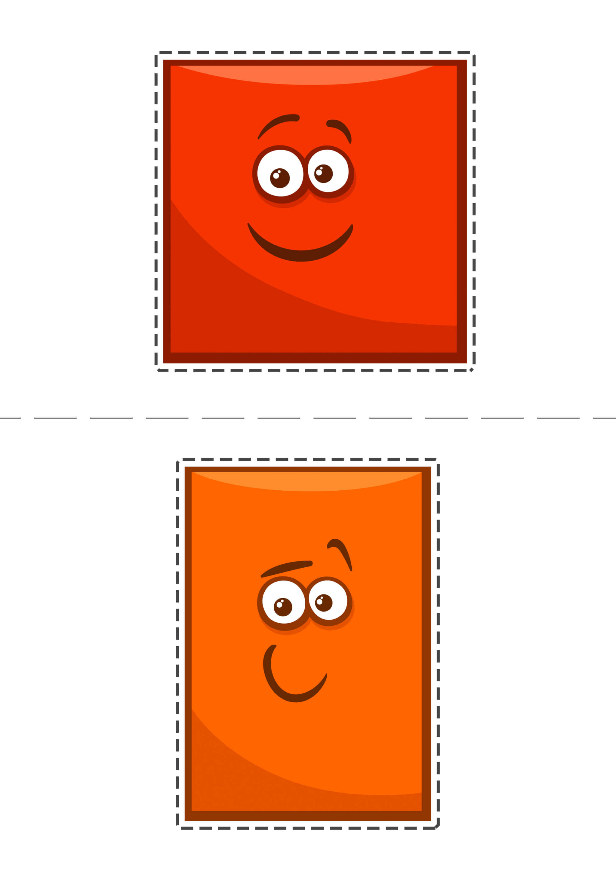 Template «Funny shapes»