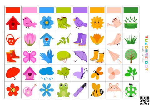 Дидактическая игра «Весенняя сортировка по цвету» - Изображение 3