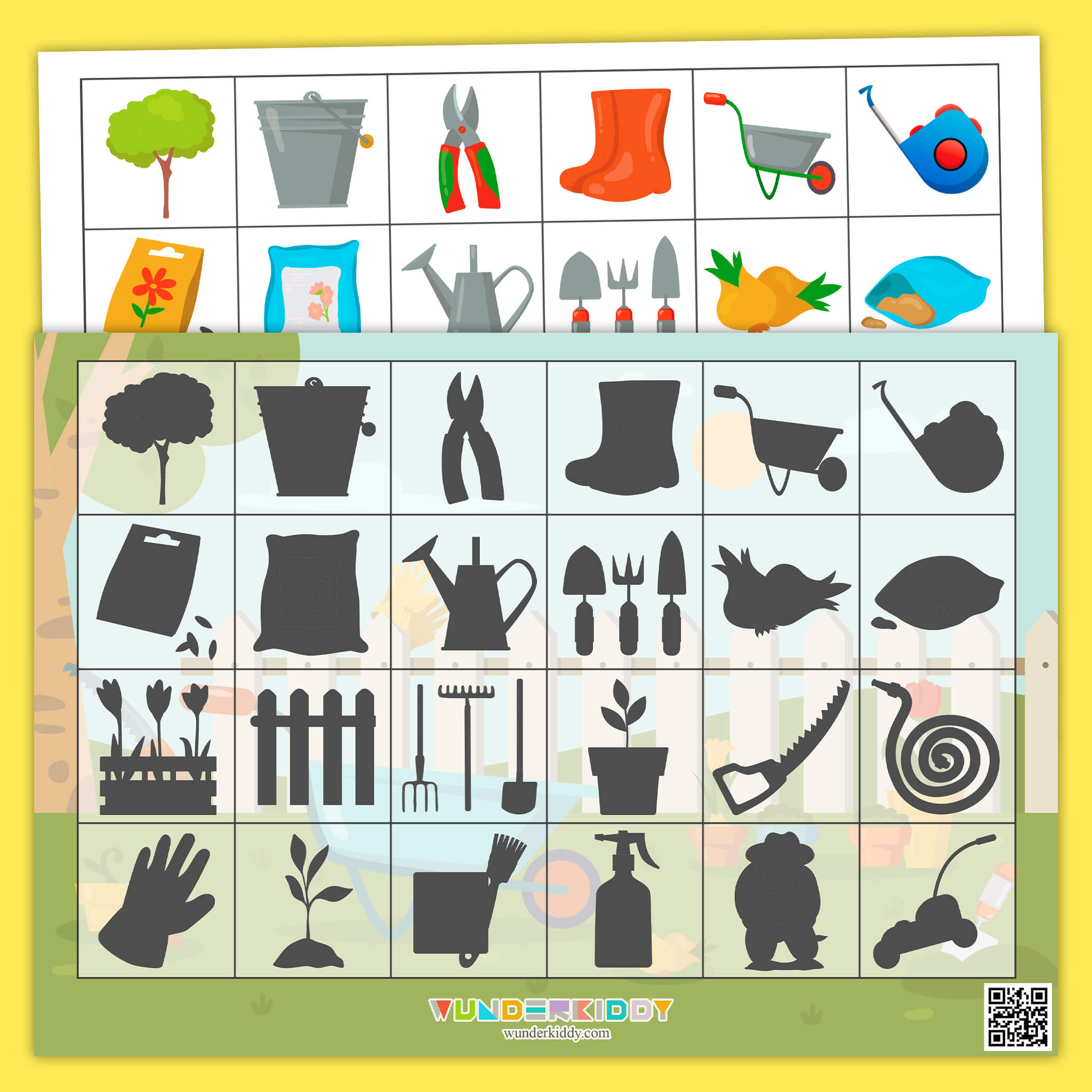 Gardening Tools Worksheet