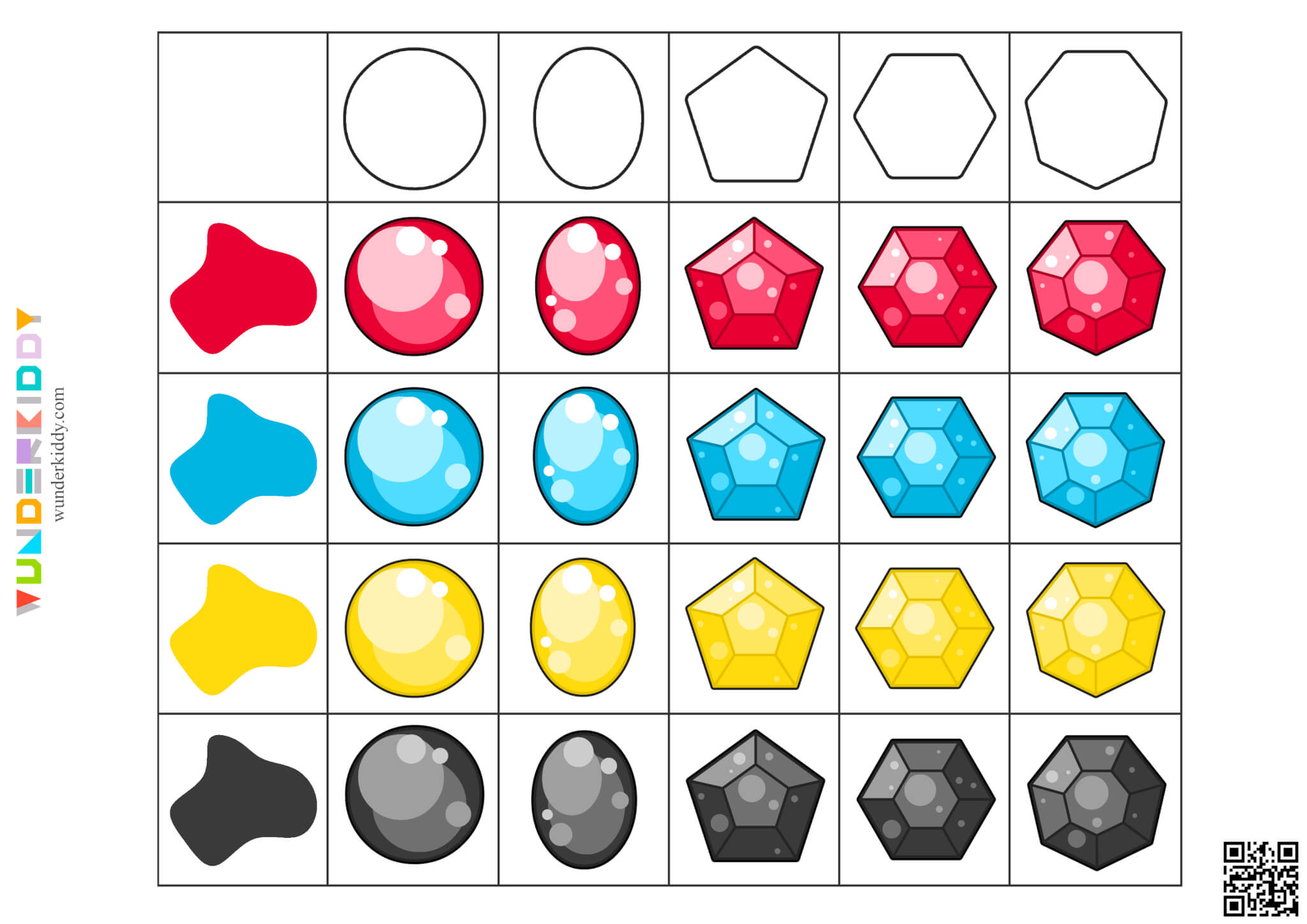 Gemstone Matching Worksheet - Image 3
