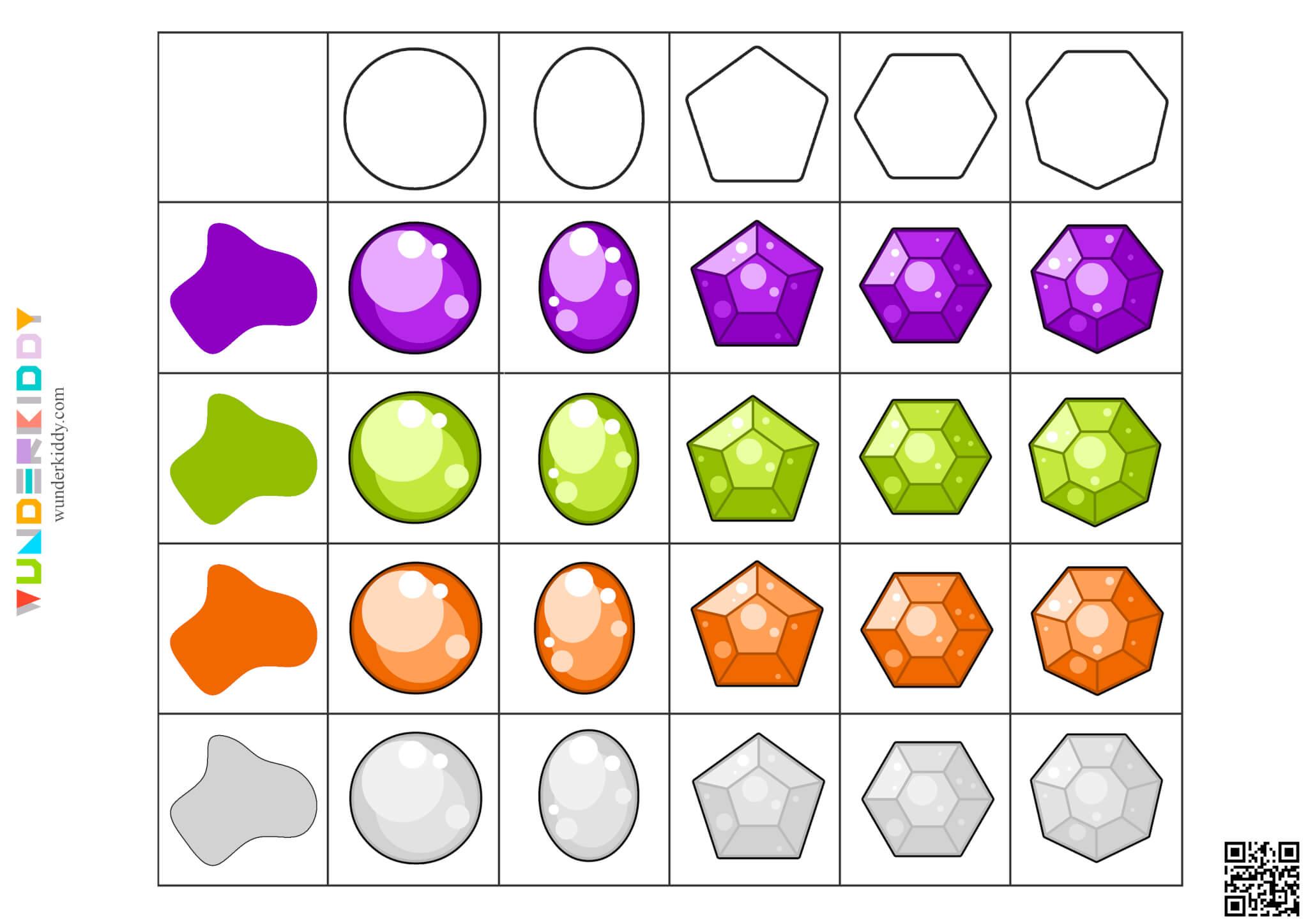 Gemstone Matching Worksheet - Image 5