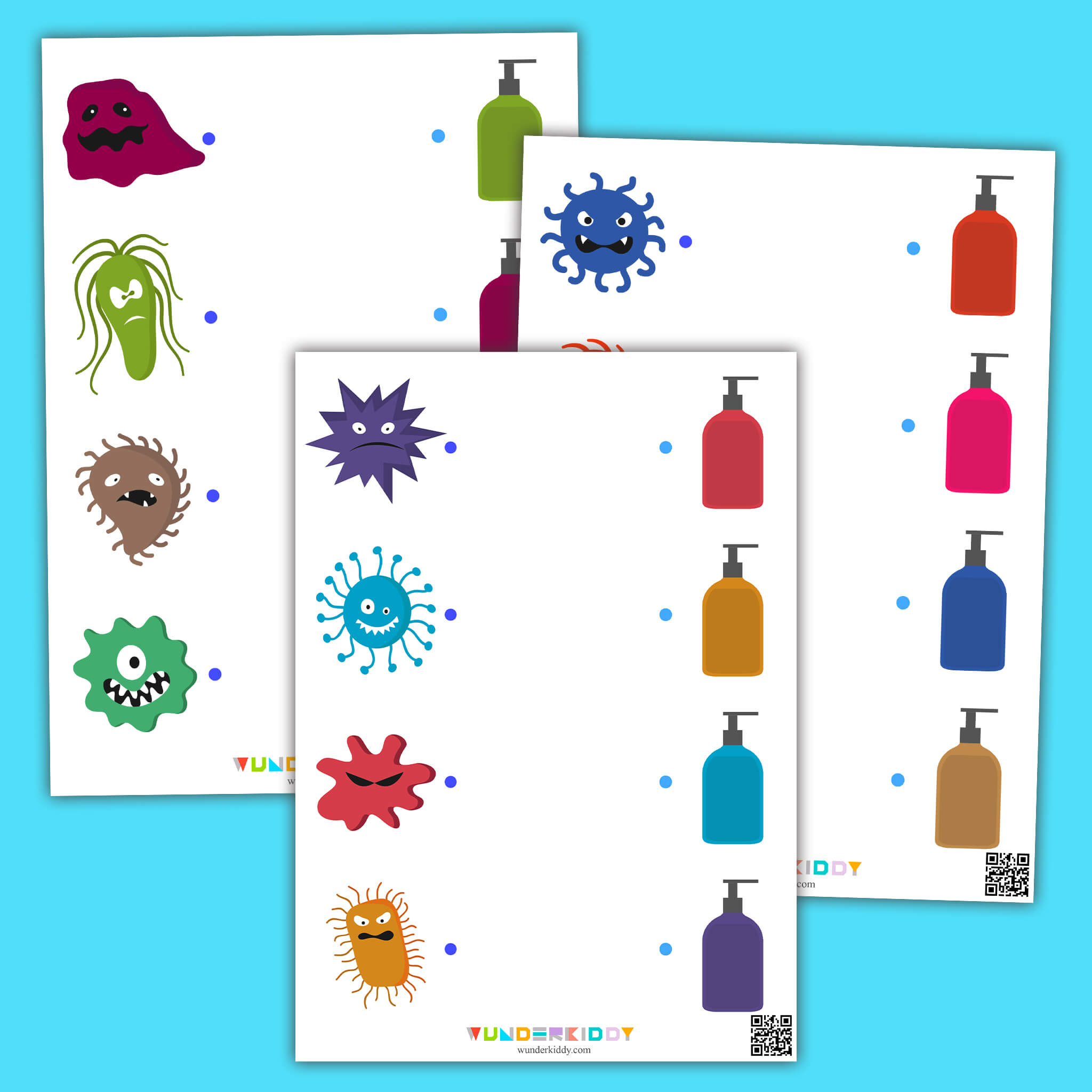 Farben Lernen «Mikroben und Seife»