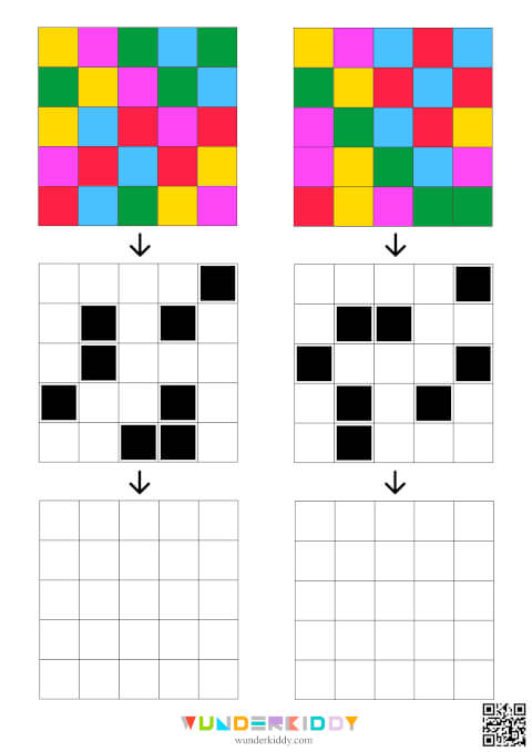 Copy the Pattern: Grid Coloring Logic Game - Image 3