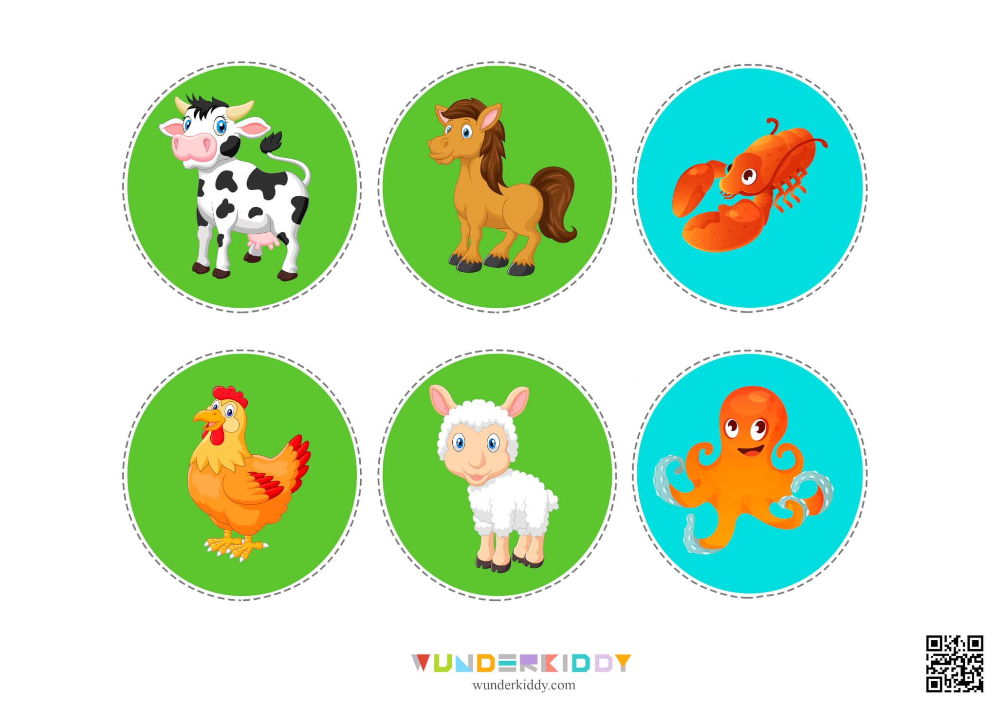 Animals And Their Habitats Educational Sorting Game In PDF