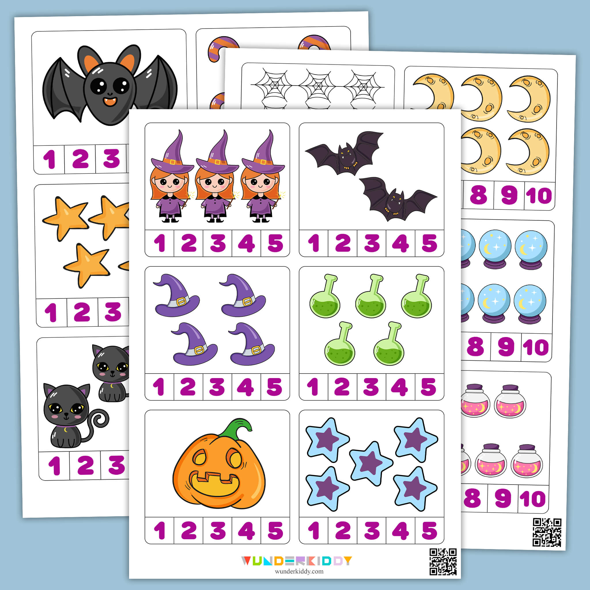Preschool Math Halloween Activity