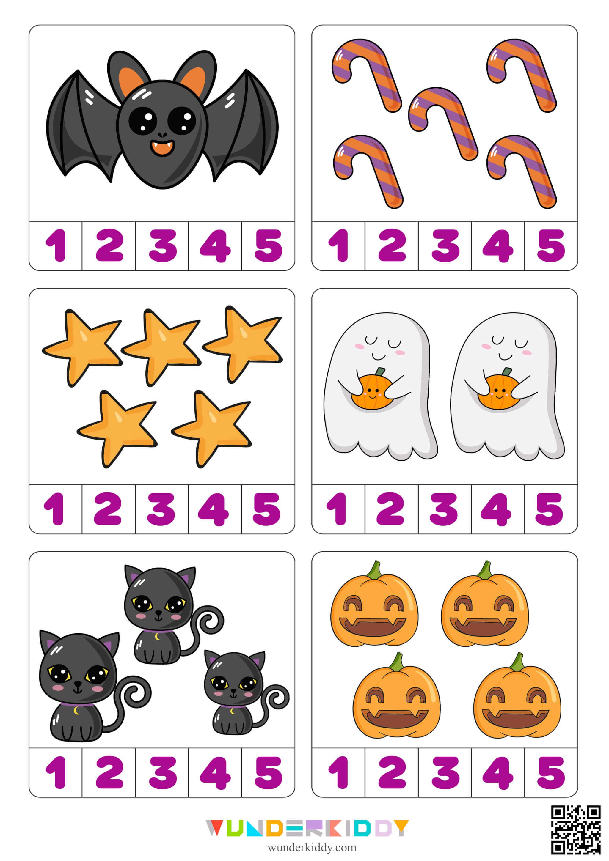 Preschool Math Halloween Activity - Image 3