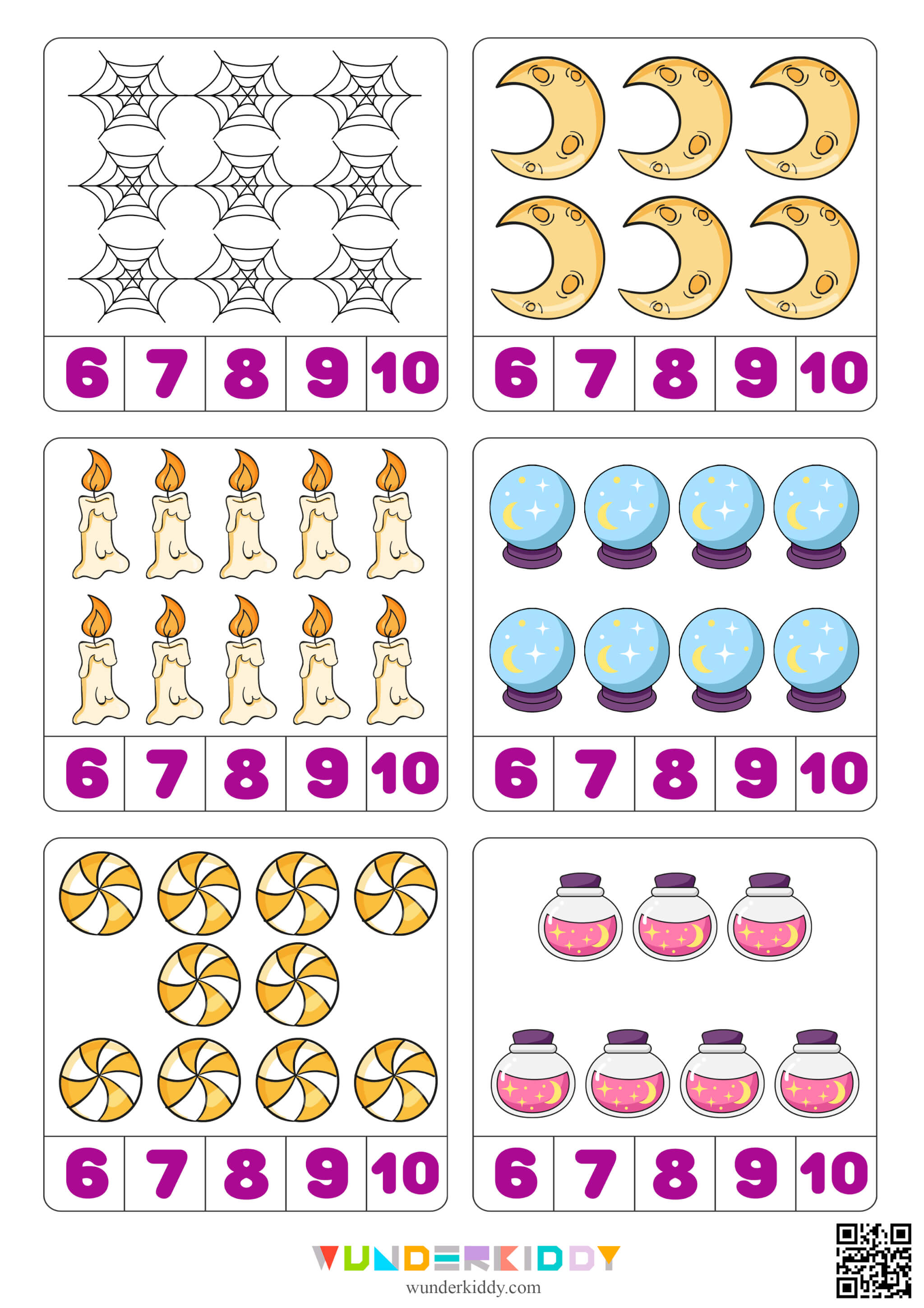 Preschool Math Halloween Activity - Image 4