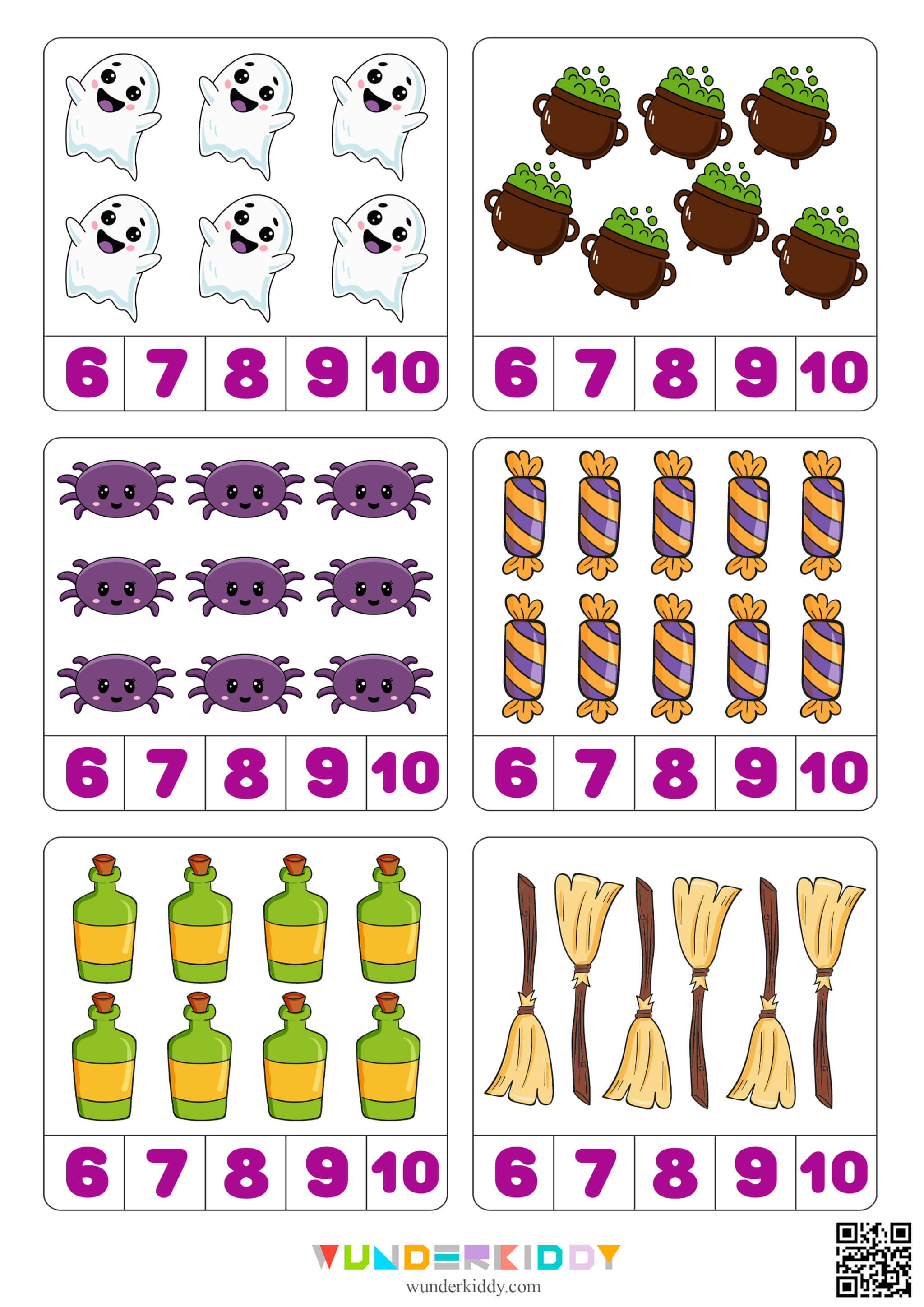 Preschool Math Halloween Activity - Image 5