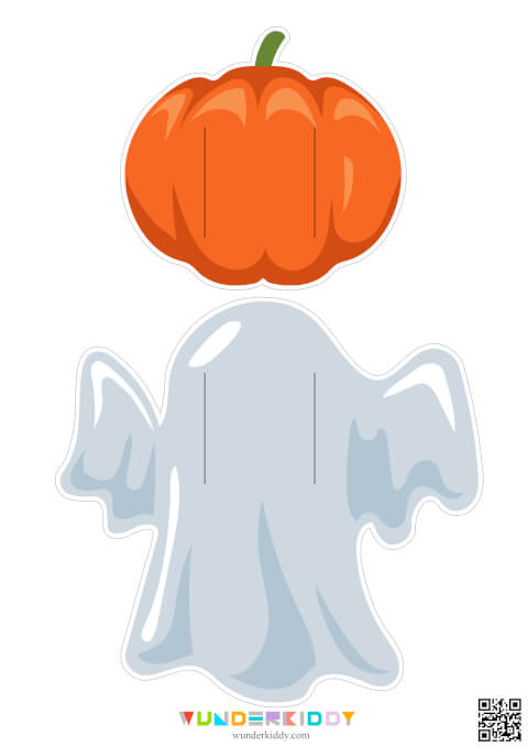 Halloween Emotions Paper Slider Craft - Image 2
