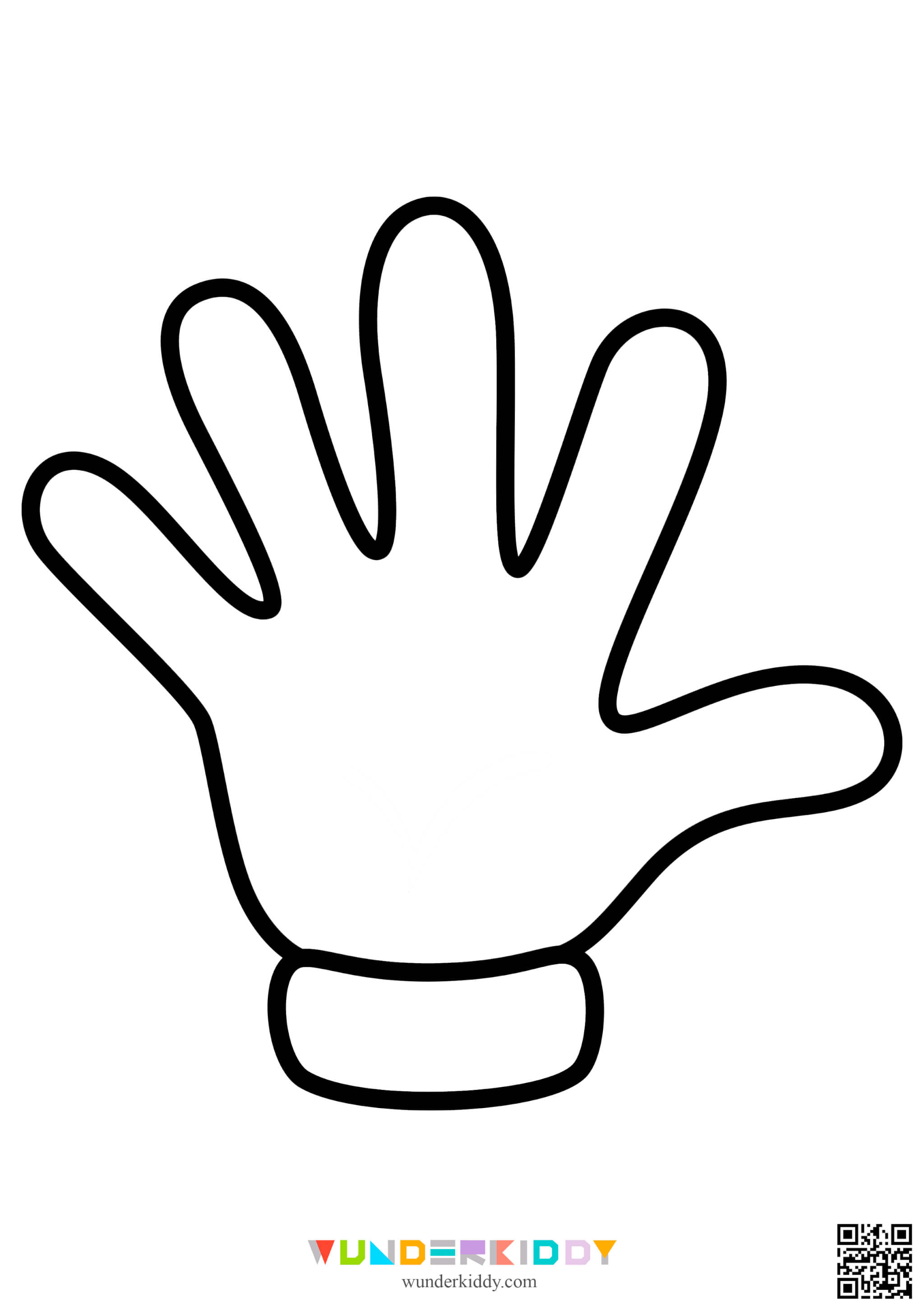 Printable Hands Template - Image 7