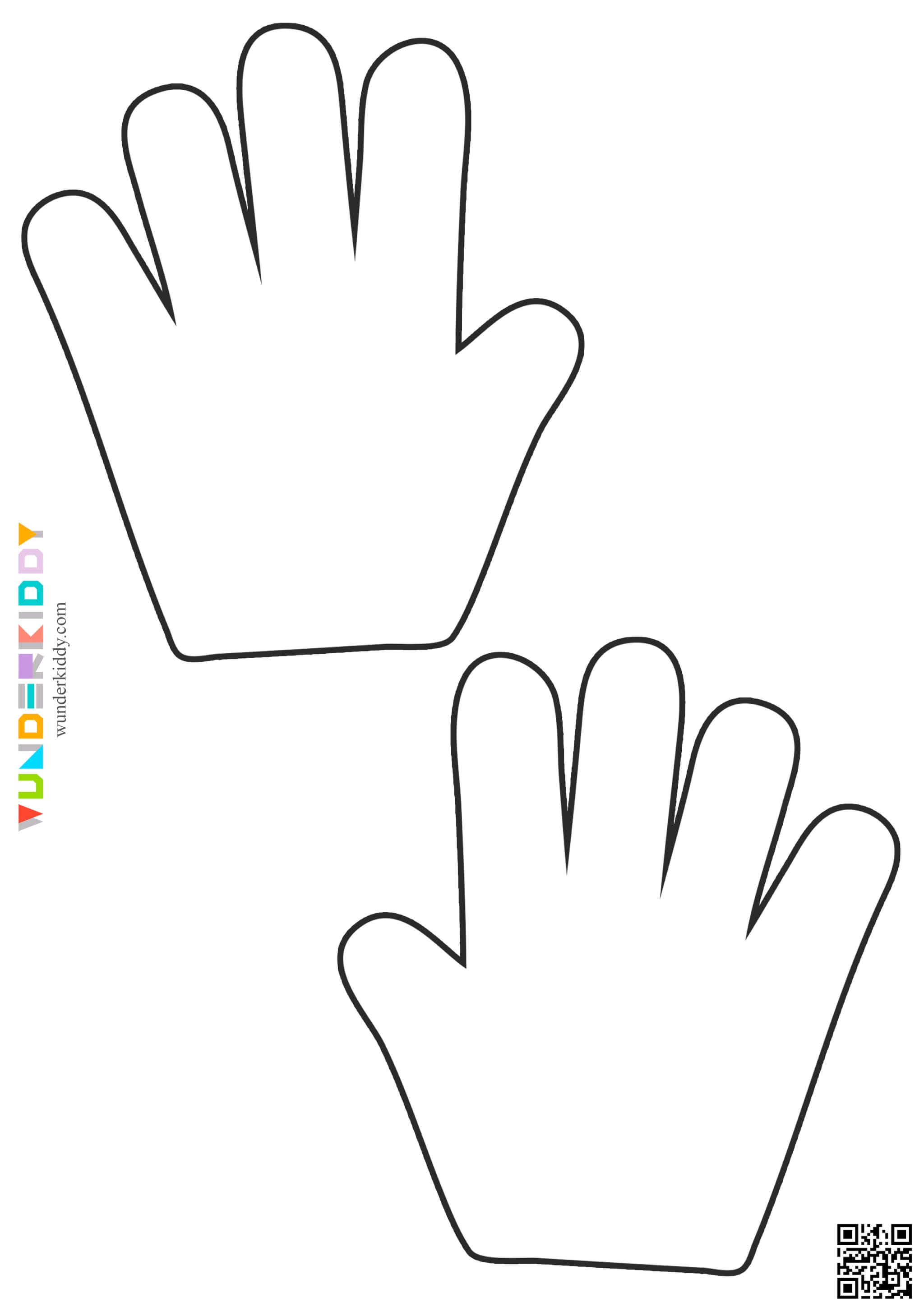 Printable Hand Template  Hand quilting patterns, Hand outline, Pattern