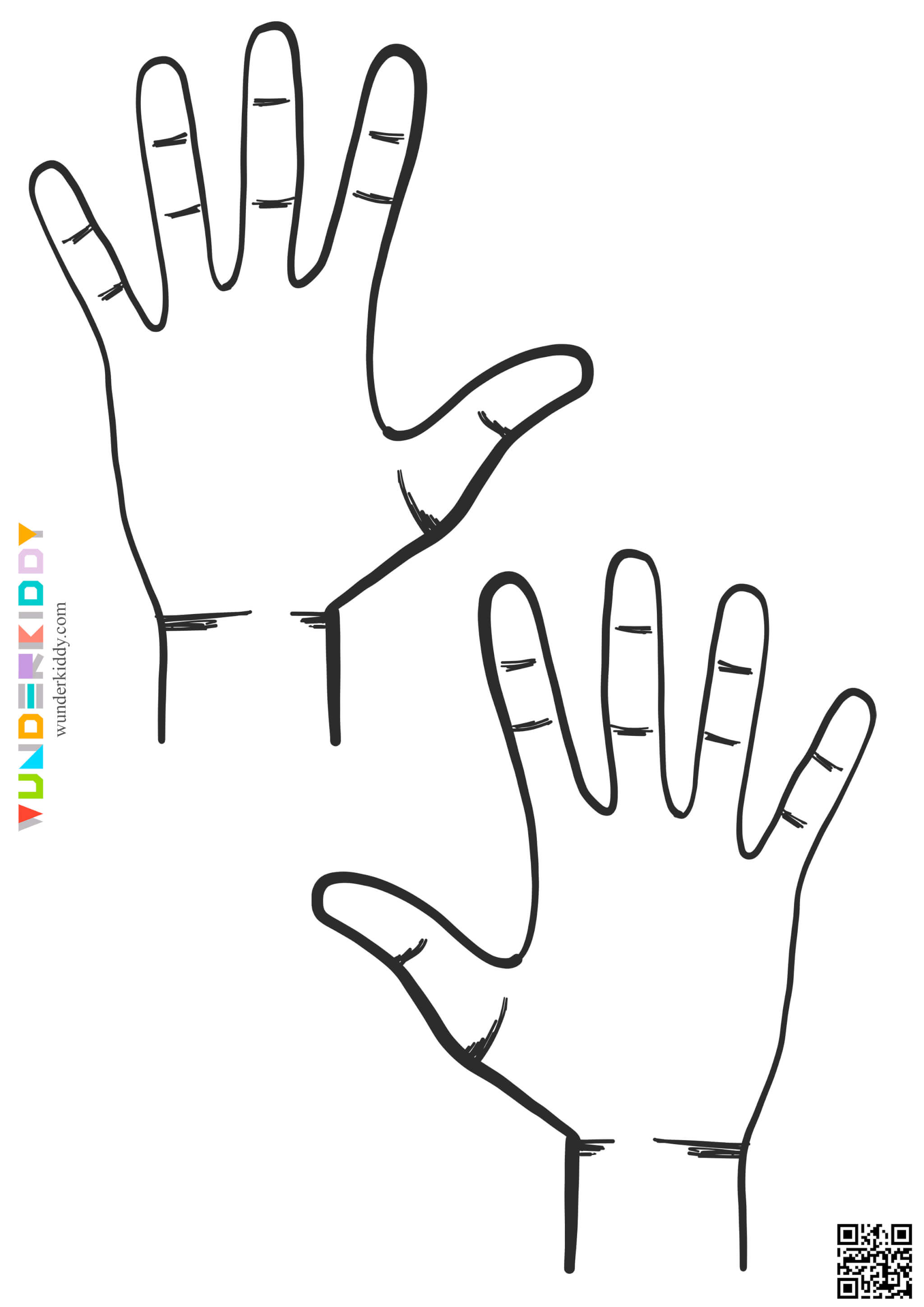 Free Printable Hands Template Easy Craft Fun Printables For Everyone Free Printable Hands Template Easy Craft Fun Printables For Everyone