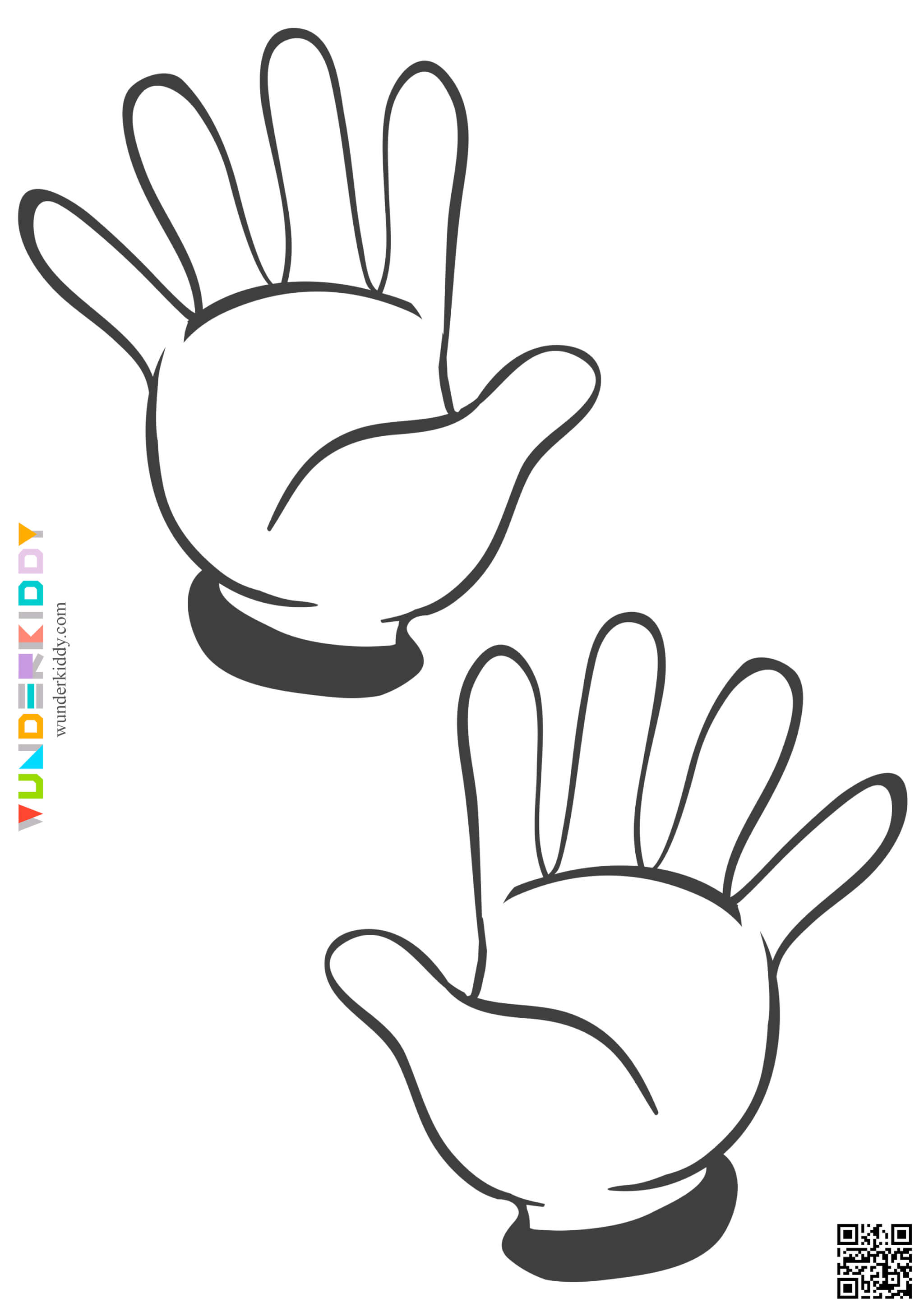 Printable Hands Template - Image 13