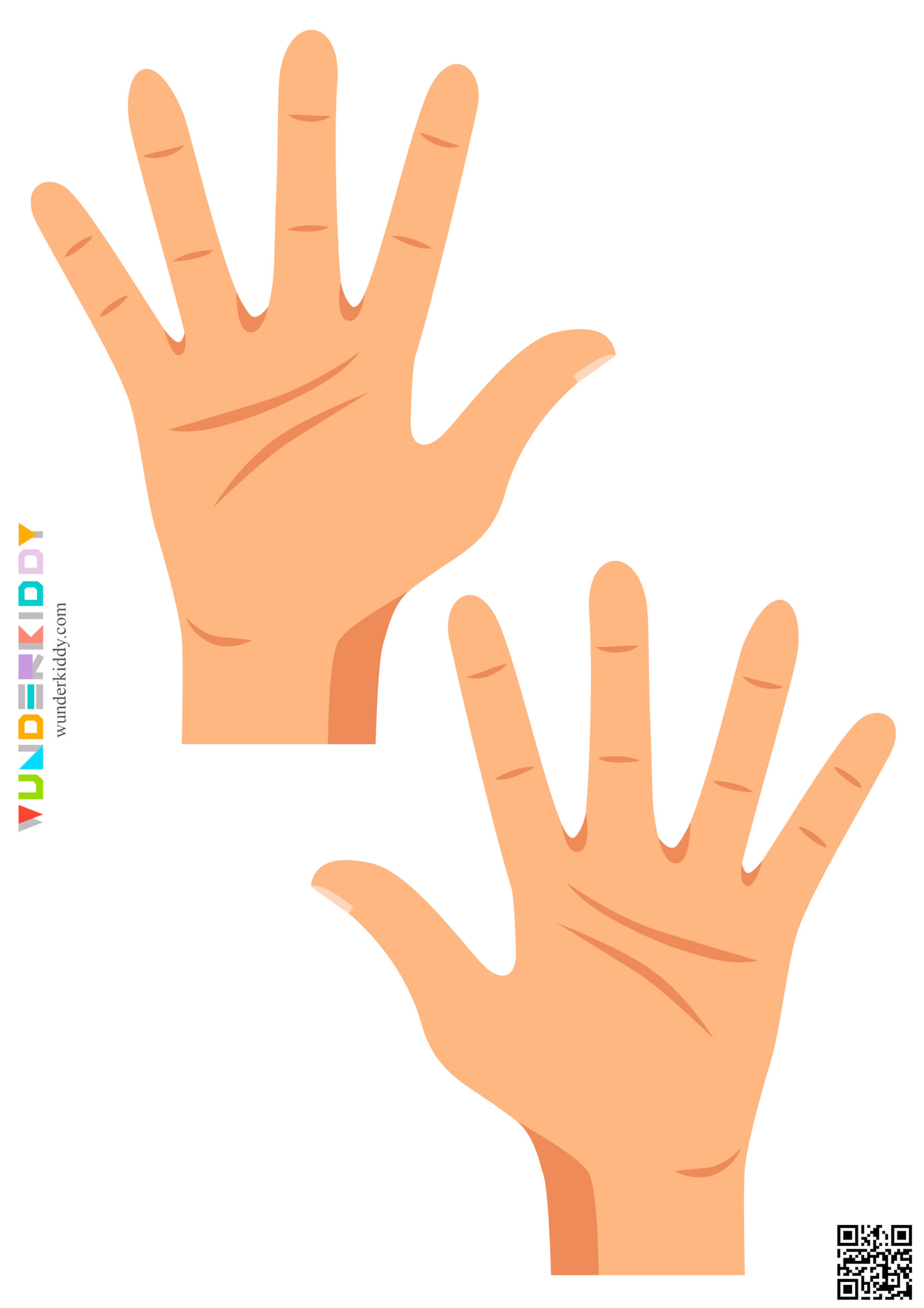 Printable Hands Template - Image 15