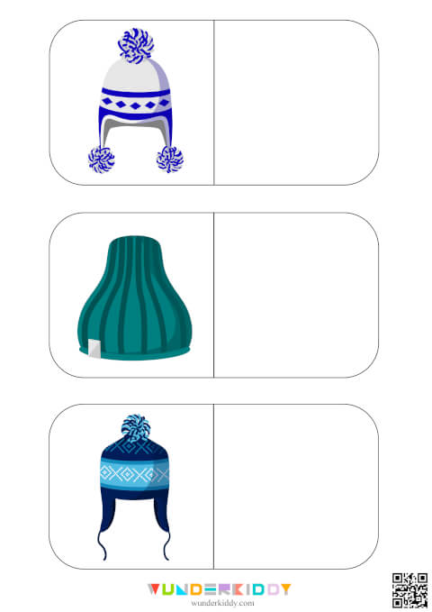 Hat & Scarf Color Match Activity - Image 3