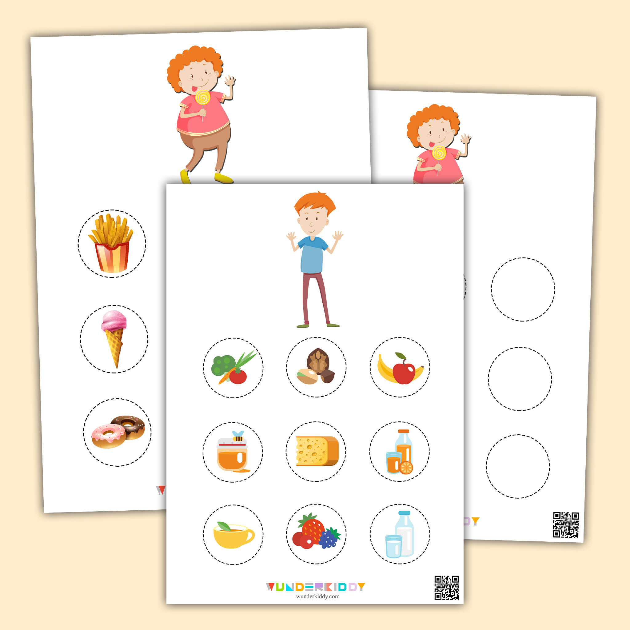 Board Game for Nutrition Sorting