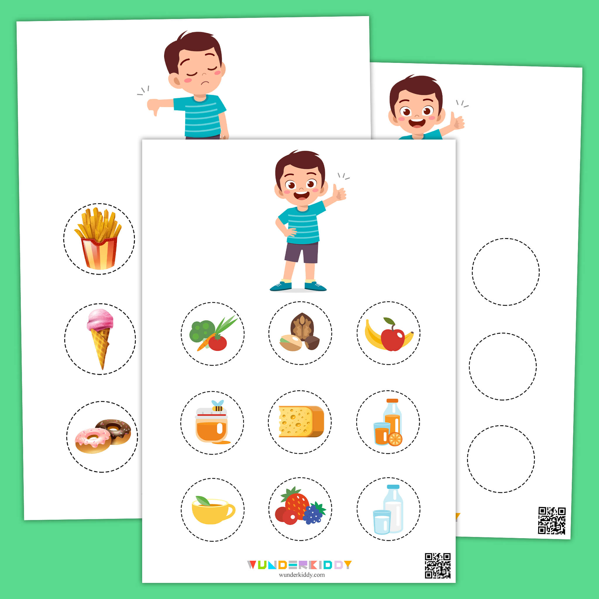 Board Game for Nutrition Sorting