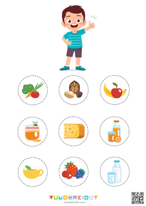 Board Game for Nutrition Sorting - Image 2