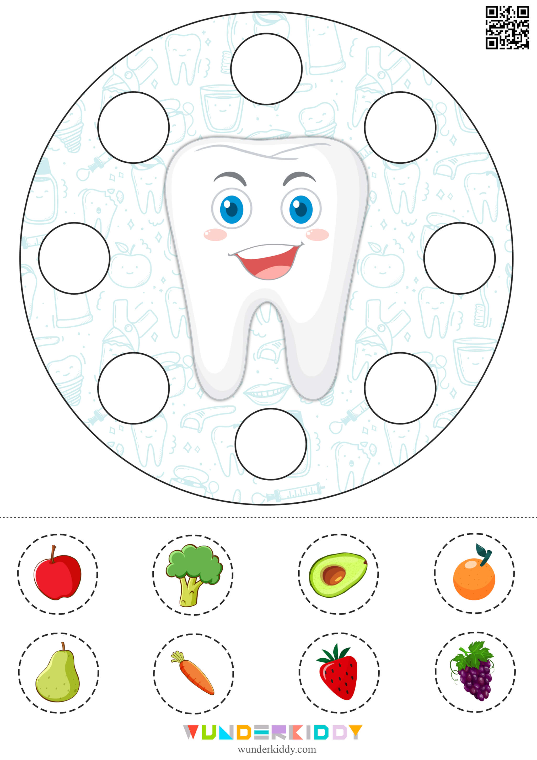 Healthy Teeth Preschool Sorting Activity - Image 2